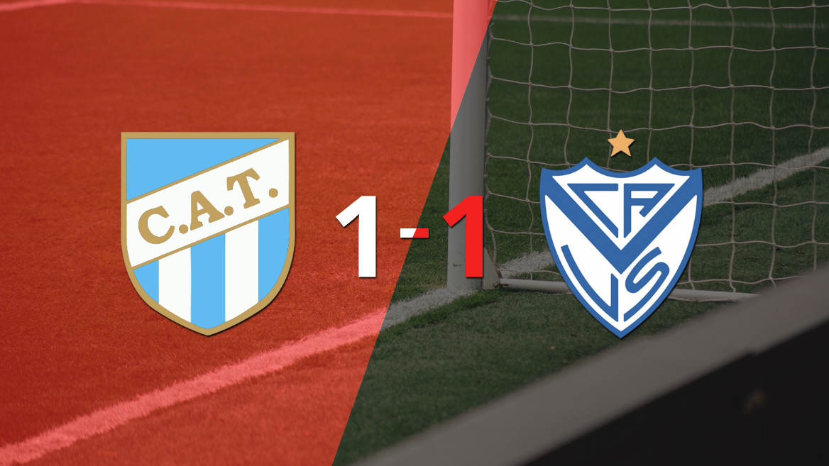 Atlético Tucumán y Vélez empataron 1 a 1