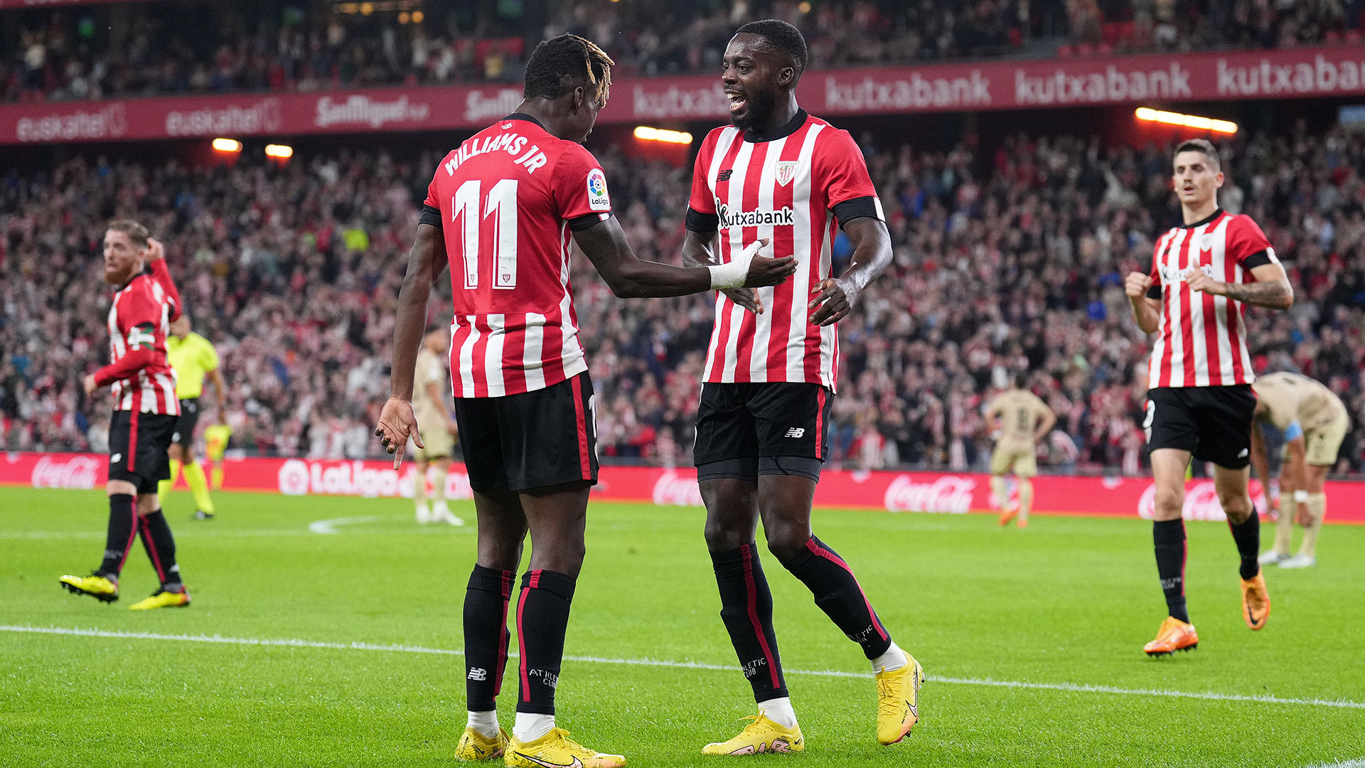 "Estamos cumpliendo sueños que ninguno de los dos podía imaginar hace poco. ¡Estamos a punto de jugar una Copa del Mundo!”, dijo Iñaki (Getty)