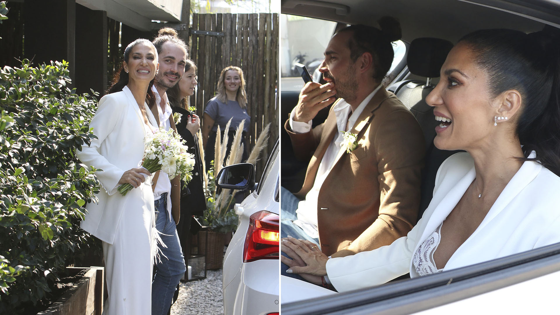 Las fotos del casamiento de Silvina Escudero: el look de la novia y la participación de sus perros