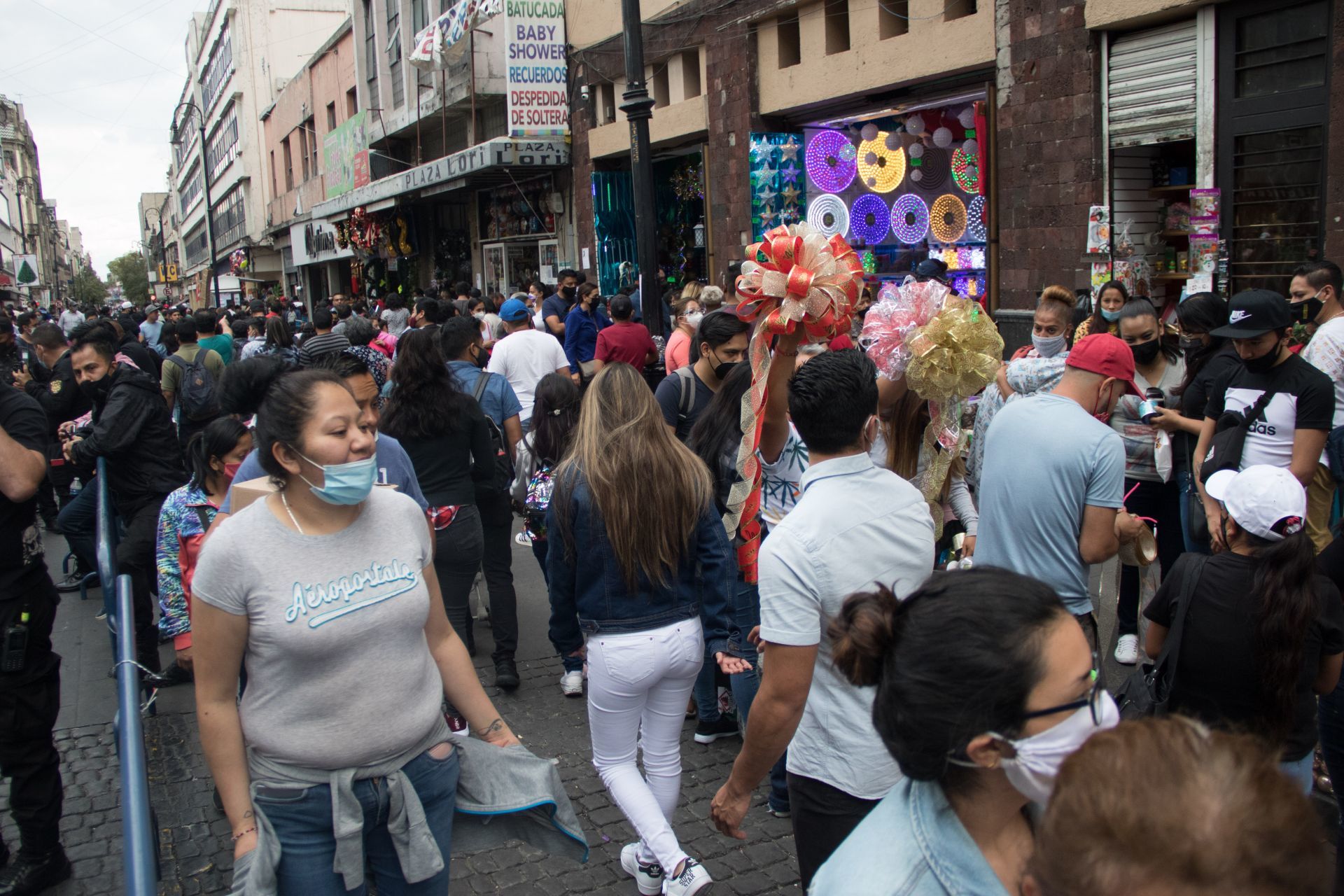 Centro Histórico. Ciudad de México, 6 de diciembre de 2020.