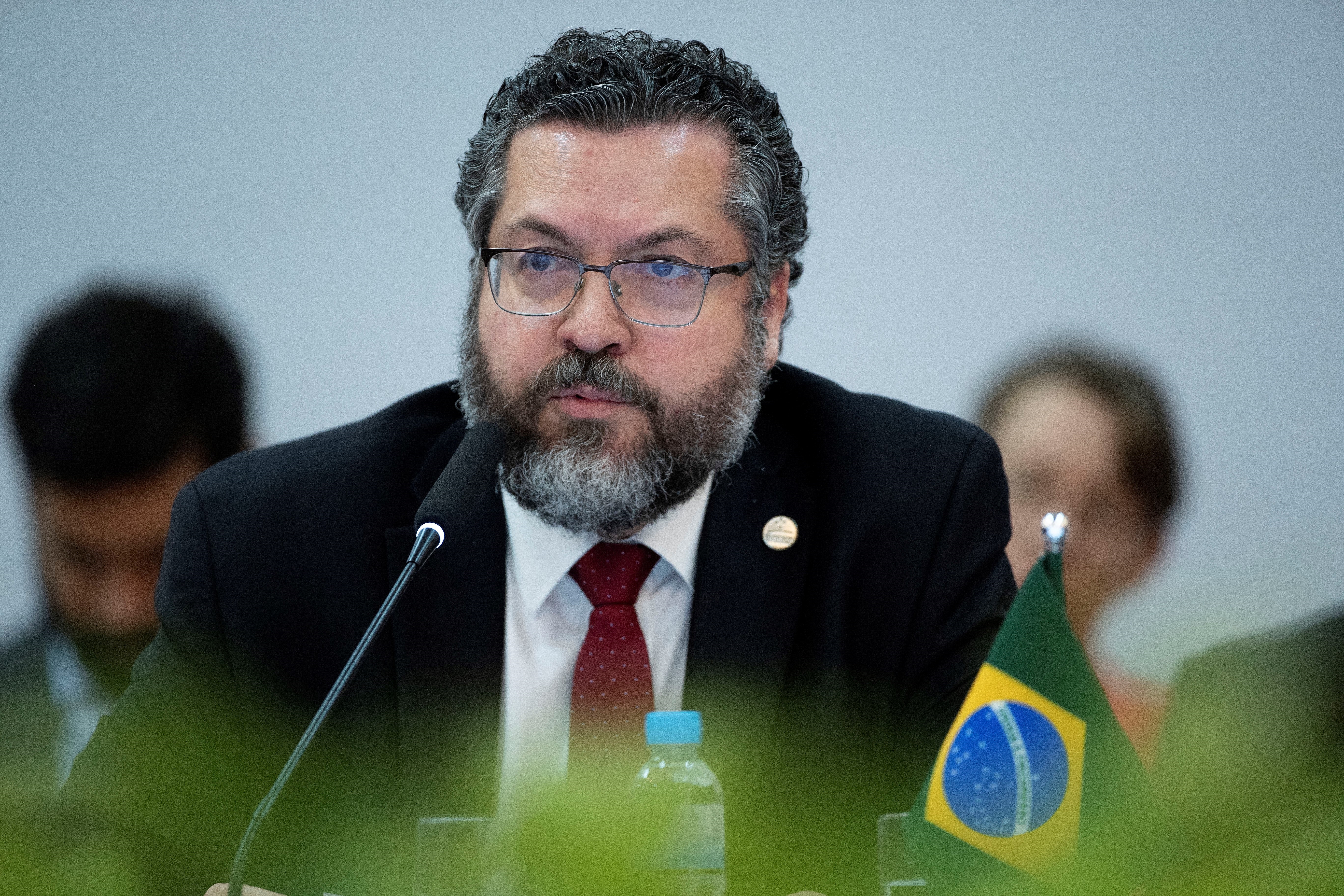 El ministro de Relaciones Exteriores de Brasil, Ernesto Araújo. Foto: EFE