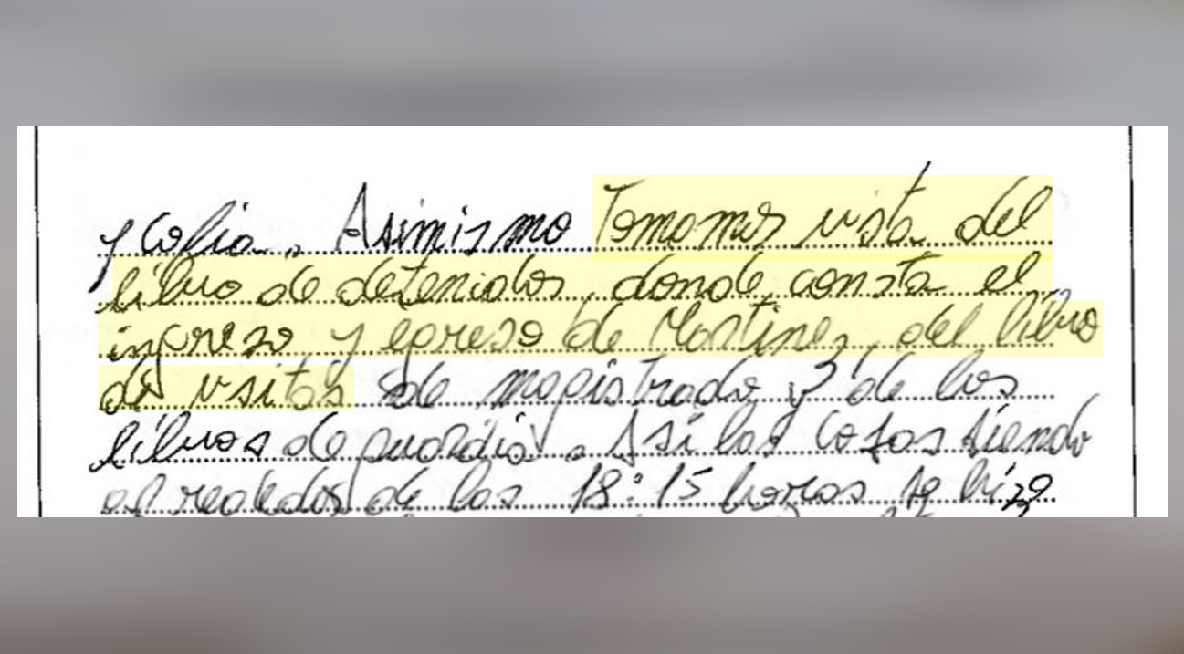 El documento con la fecha equivocada