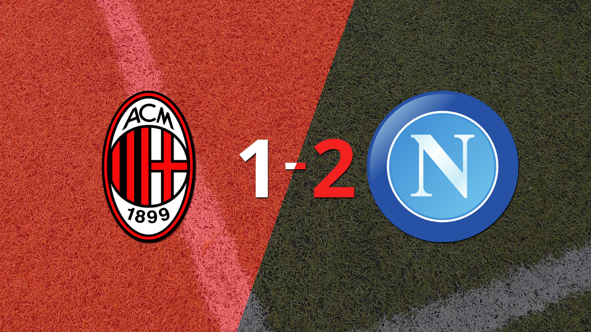 Milan cayó 2-1 en casa frente a Napoli