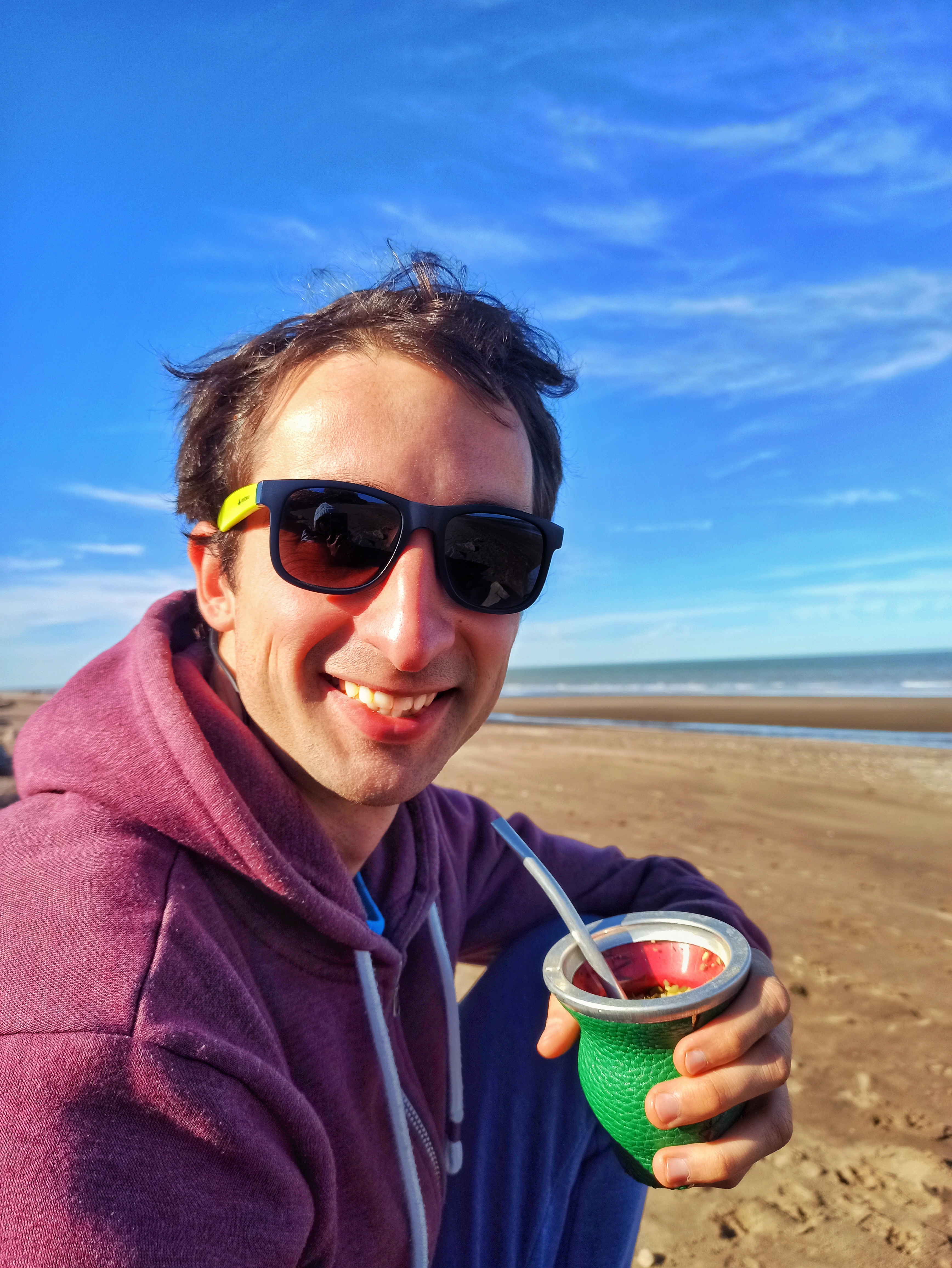Denys ama la Argentina, ya adoptó costumbres locales