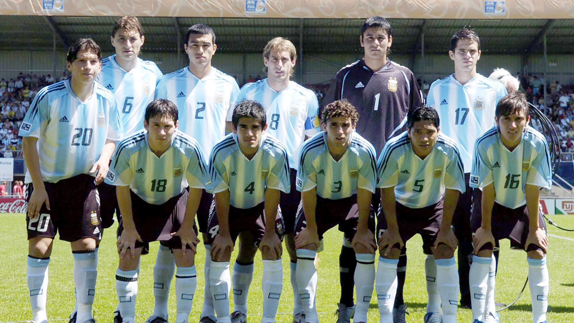 El equipo argentino campeón del mundo Sub 20 en Holanda 2005