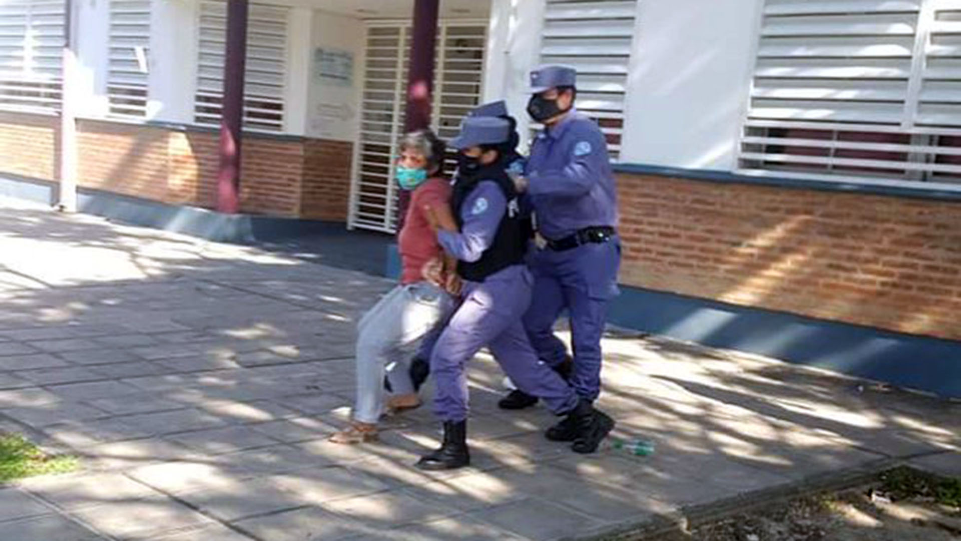 Gabriela Neme, una de las concejales opositoras a Gildo Insfrán que terminó detenida tras manifestarse contra el Gobierno provincial