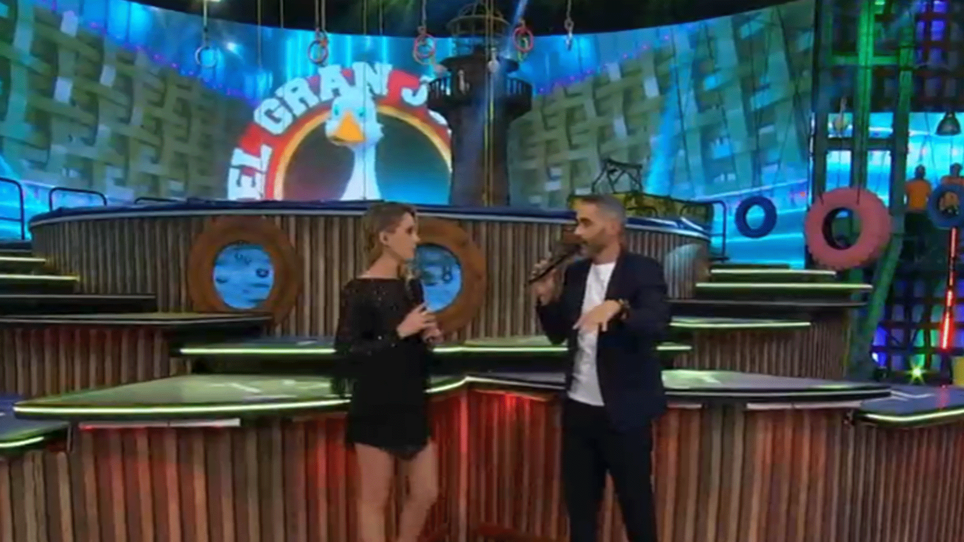 Dani La Chepi y El Pollo Álvarez debutaron con El Gran Juego de la Oca