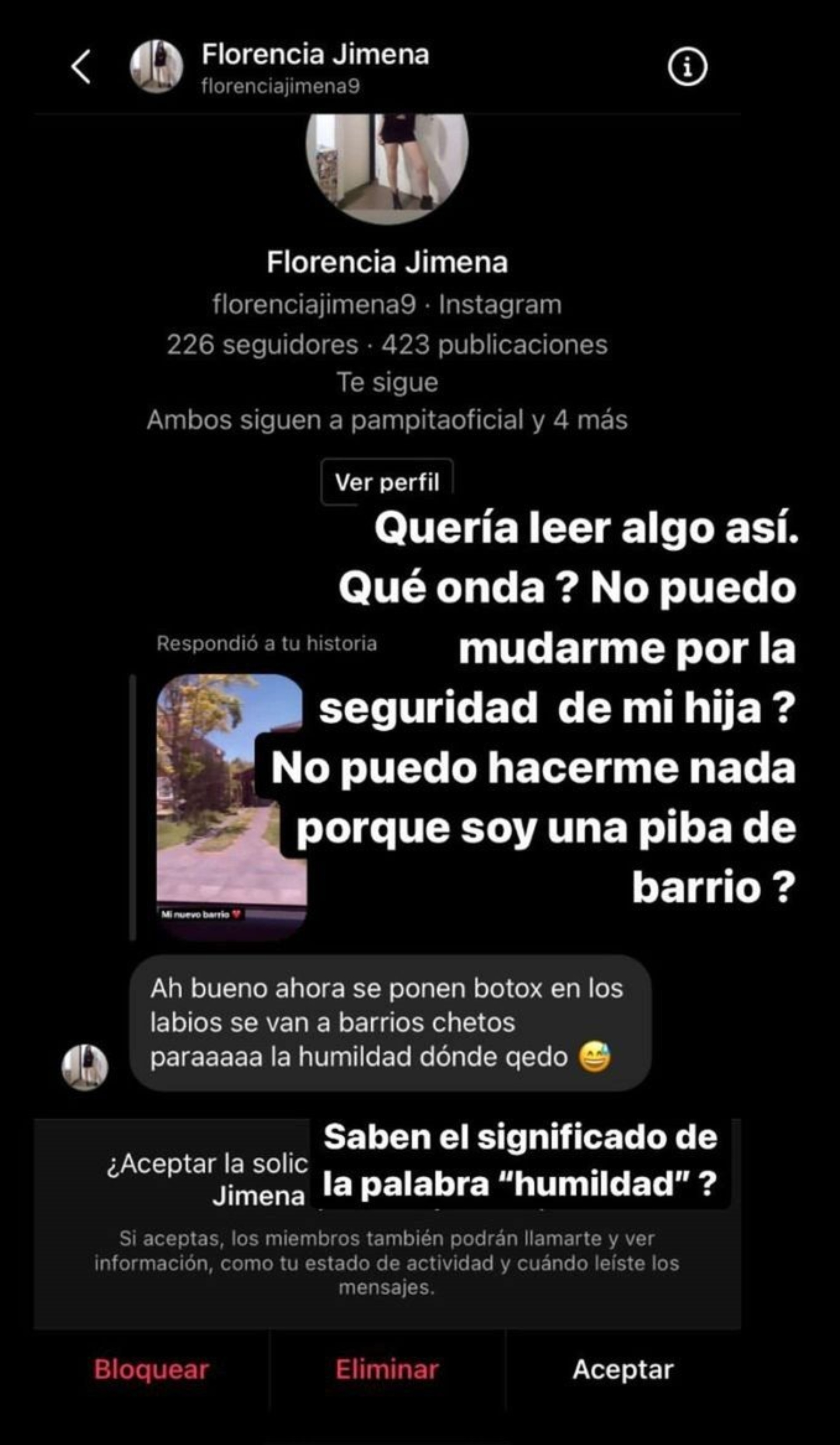 La respuesta de Tamara Báez a la seguidora que la criticó
