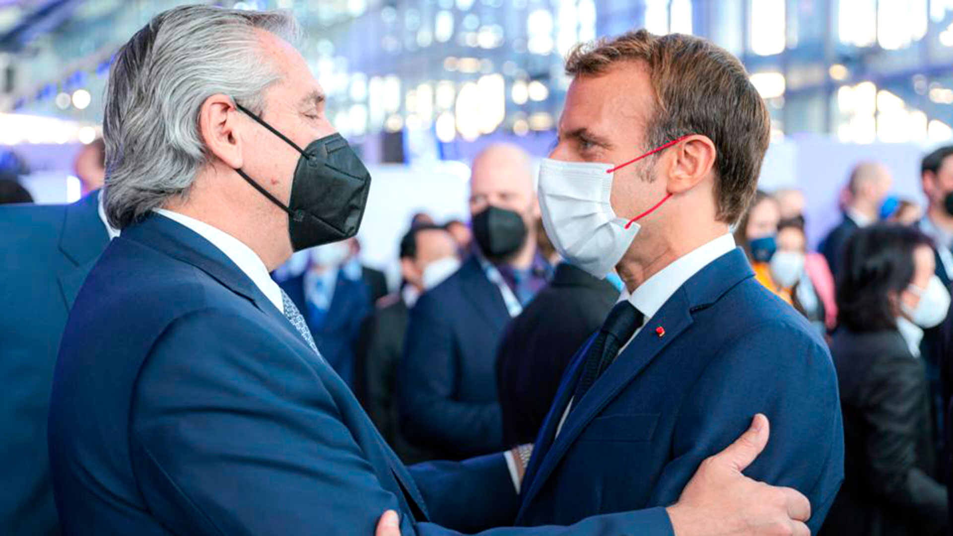 G20 de Roma: Alberto Fernández se reunió con Emmanuel Macron en busca de un nuevo respaldo del mandatario francés 