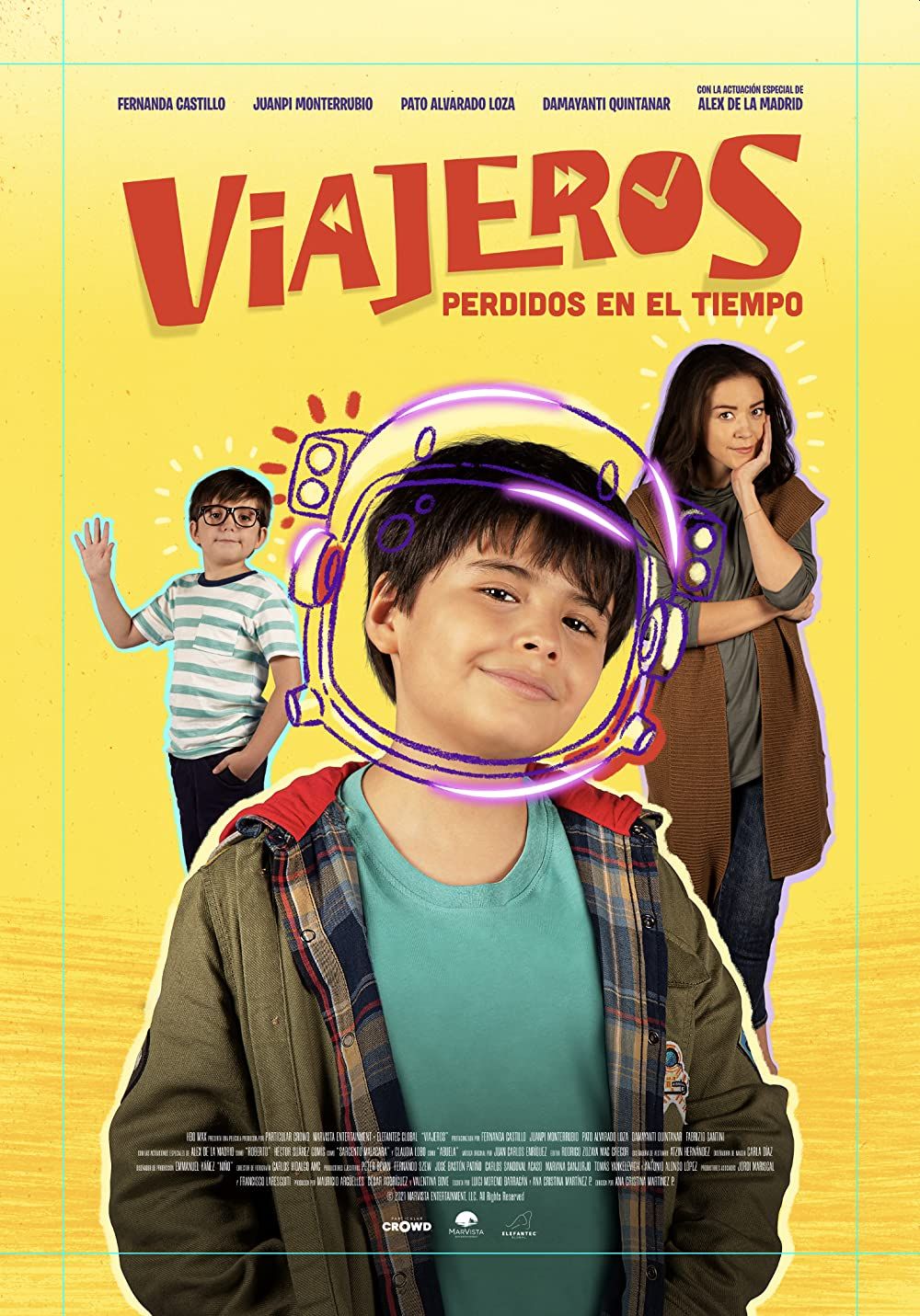 Fernanda Castillo, Alejandro de la Madrid, Damayanti Quintanar y más estrellas integran el elenco de "Viajeros: perdidos en el tiempo". (HBO Max)