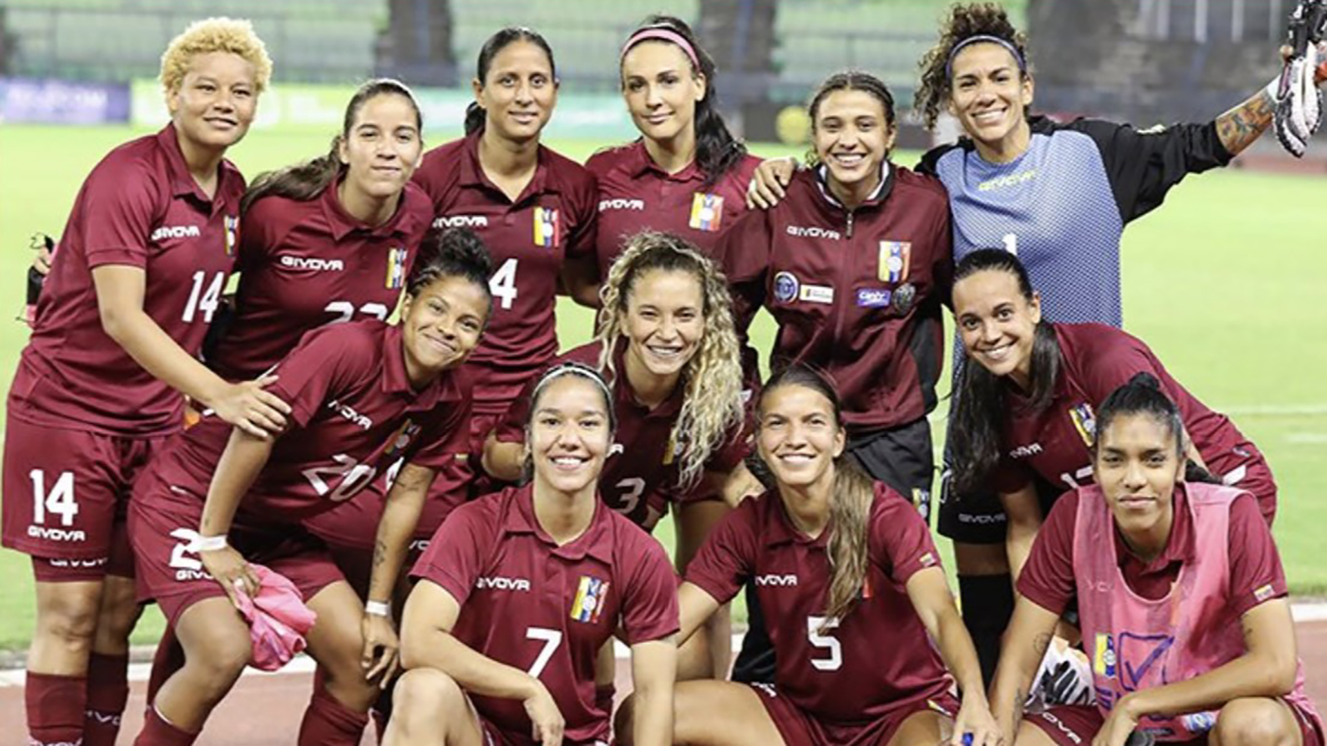 Jugadoras de la selección venezolana de fútbol (Federación Venezolana de Fútbol)