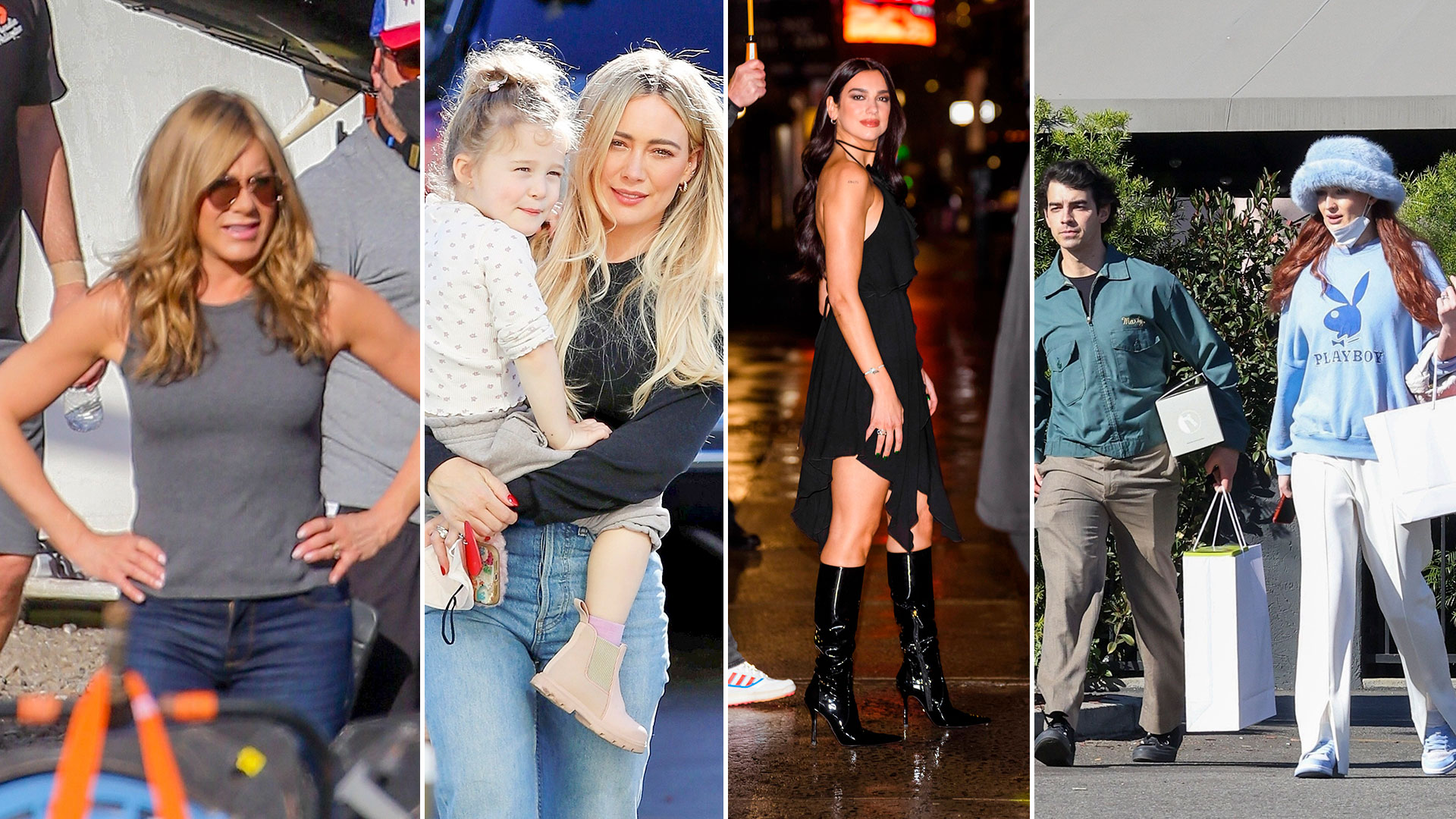 Del paseo de Hilary Duff con su hija al día de shopping de Sophie Turner y Joe Jonas: celebrities en un click