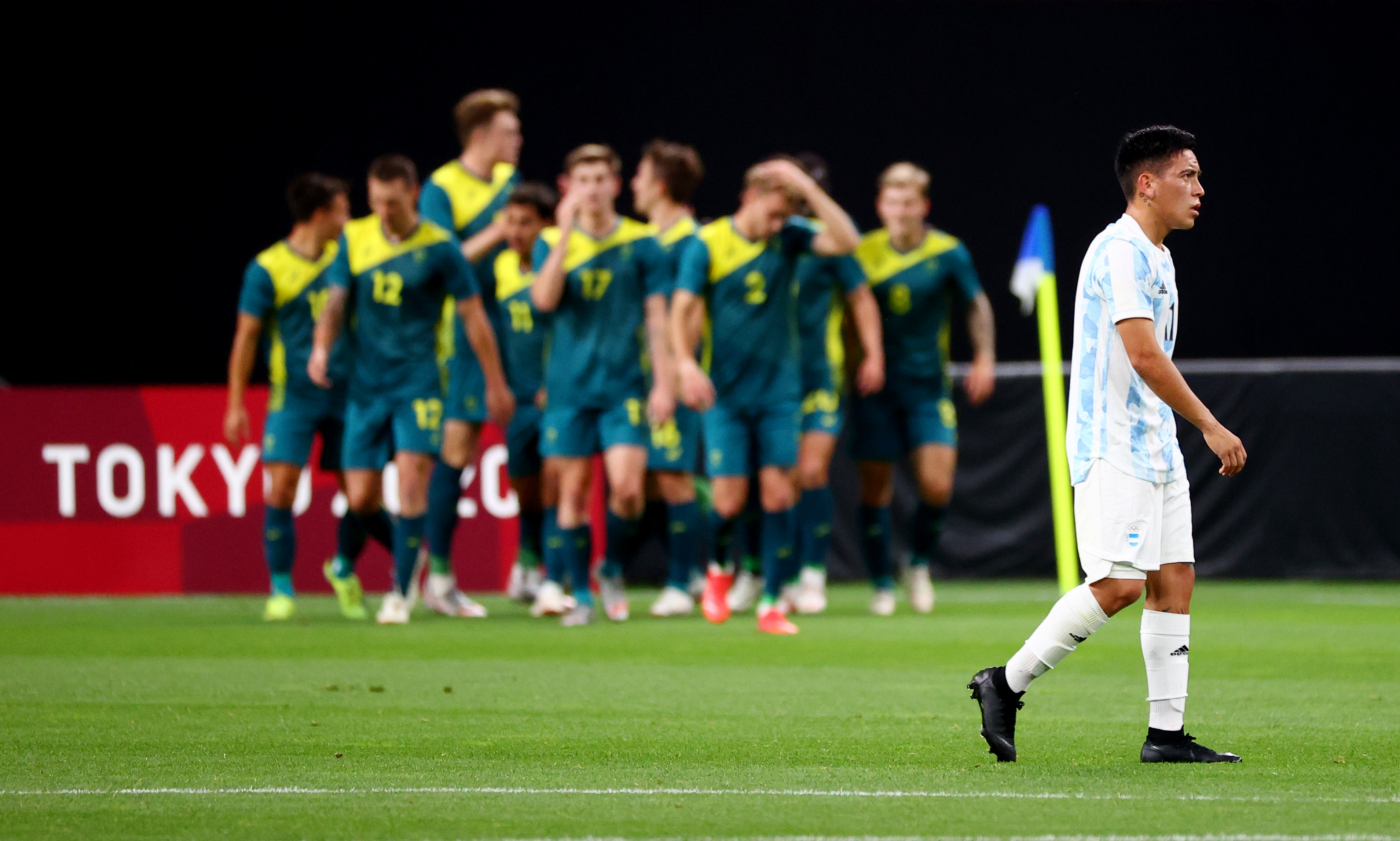 Argentina viene de perder 2-0 ante Australia (REUTERS/Kim Hong-Ji)
