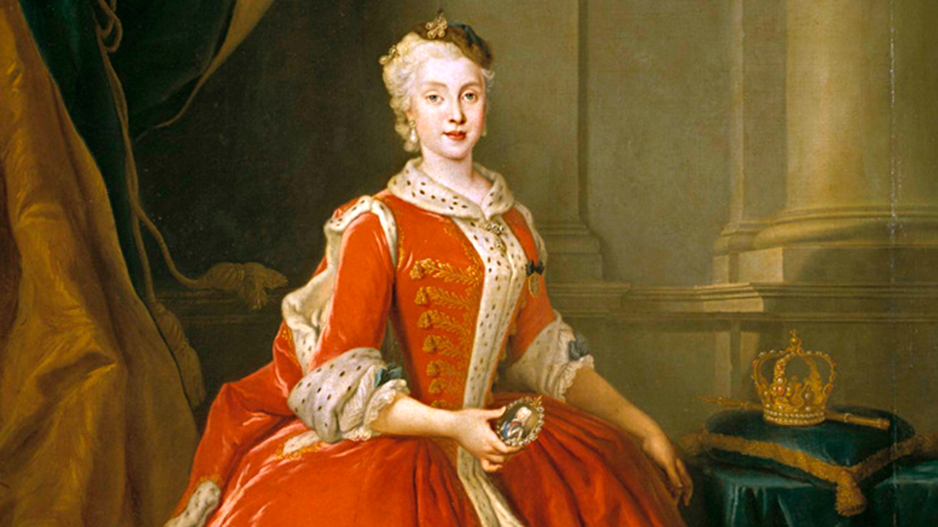 María Amalia Walburga, hija del Duque de Sajonia, Federico Augusto II: con apenas 13 años, se casó con el futuro Rey de España Carlos III