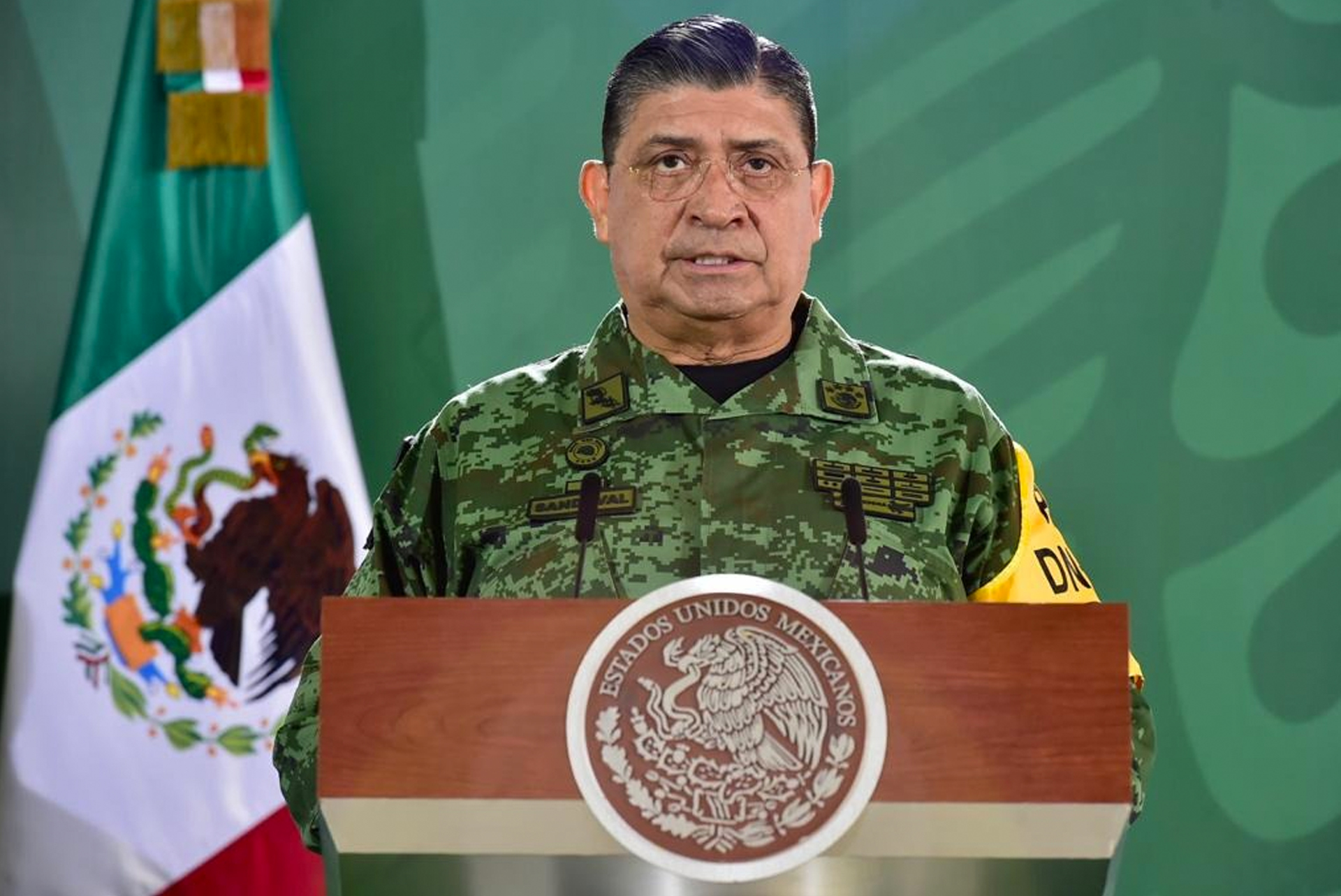 Luis Crescencio Sandoval, titular de la Sedena (Foto: Presidencia de México)