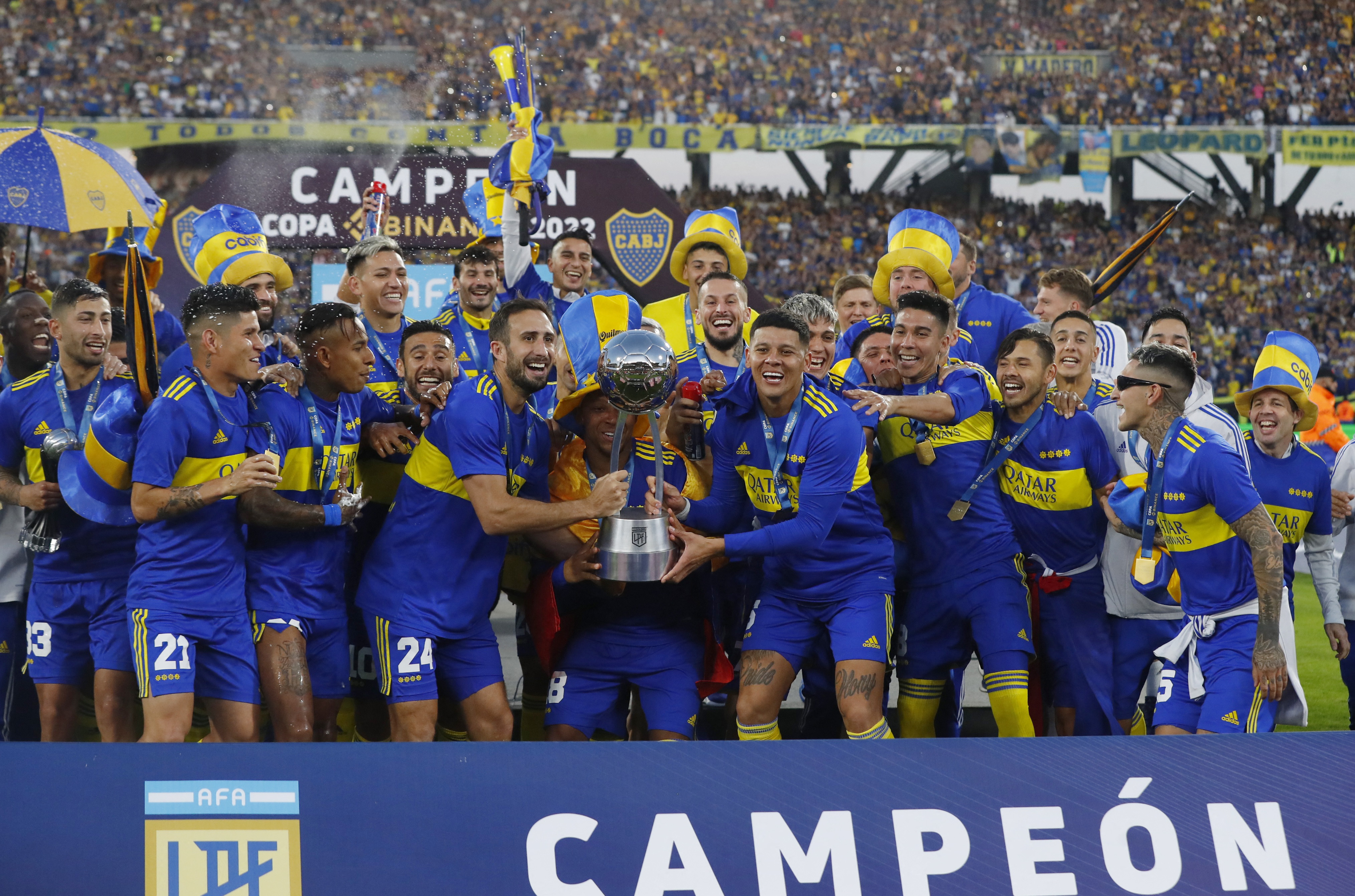 30 fotos de la consagración de Boca Juniors en la Copa de la Liga tras golear 3-0 a Tigre en la final