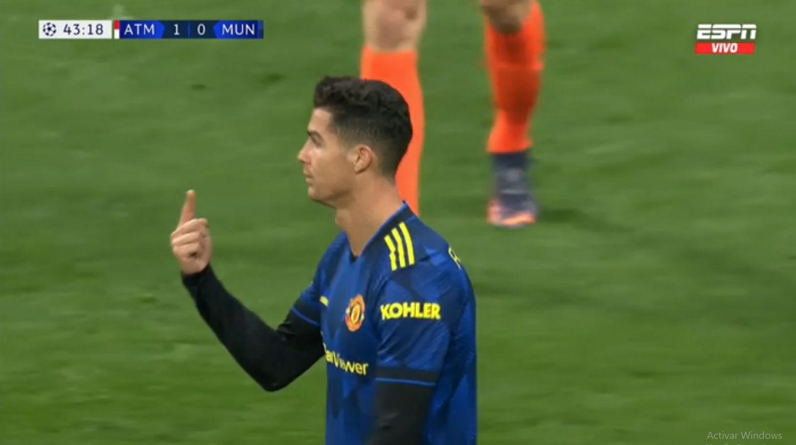 Cristiano Ronaldo frustrado y molesto por juego de Manchester United ante  Atlético Madrid por Champions League - Infobae