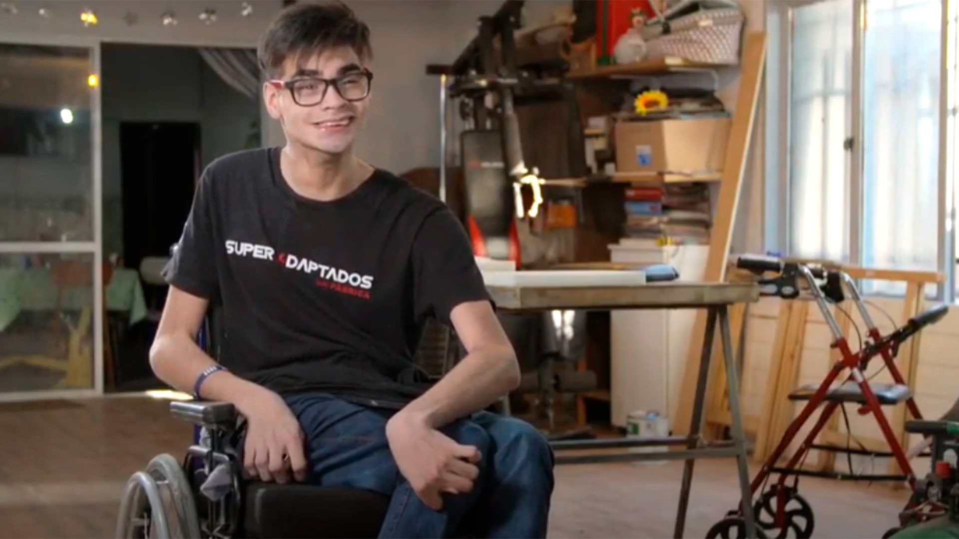 Super Adaptados: la conmovedora historia de Franco, un joven con parálisis cerebral