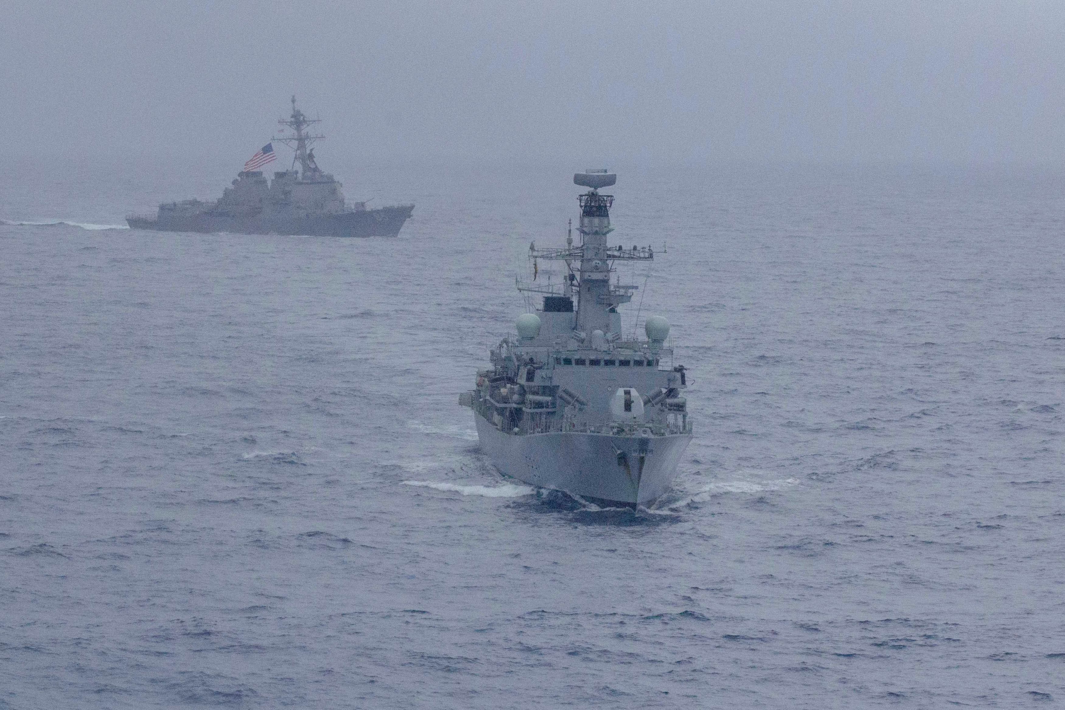 La frafata HMS Argyll, tipo 23 (Reuters)