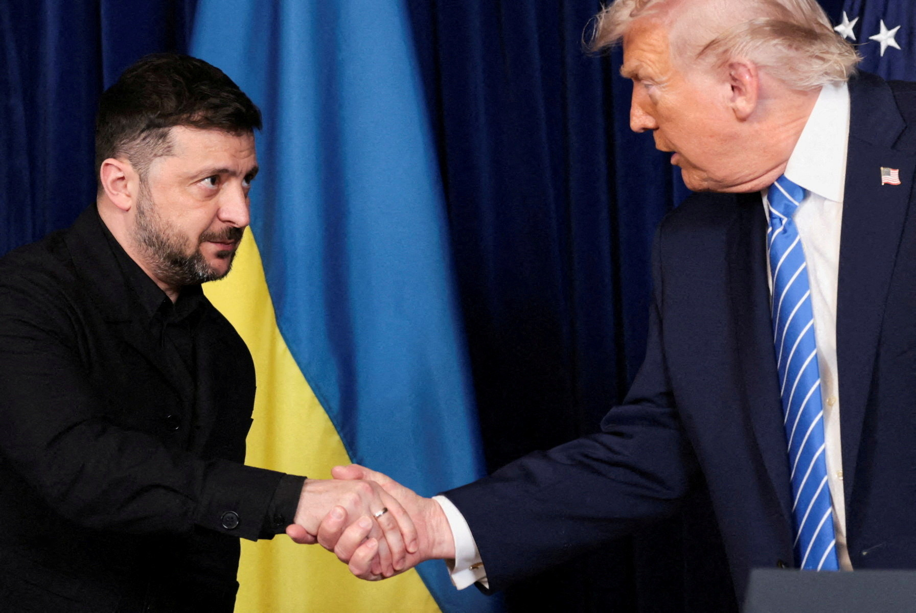 Zelensky saludó una "buena reunión" con Trump en su búsqueda de más apoyo militar contra Rusia