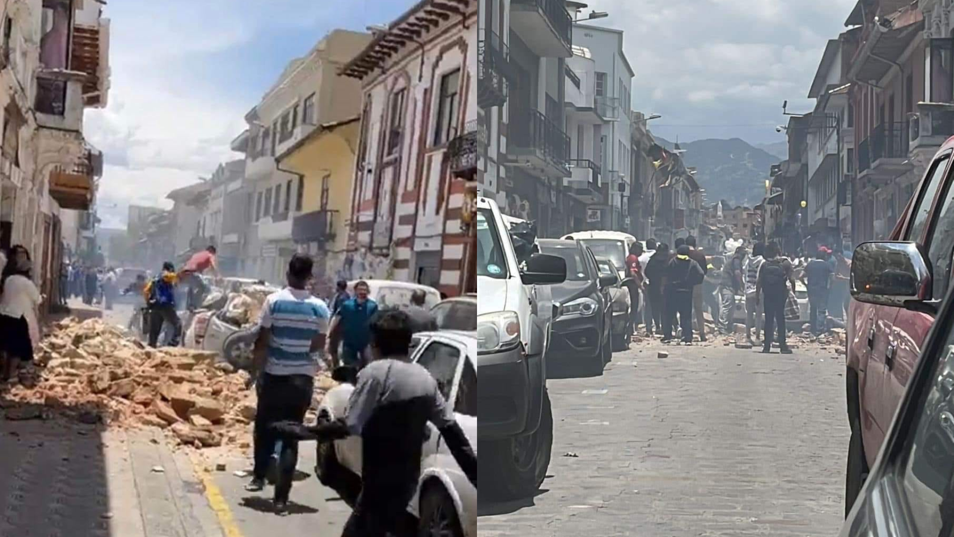 Tumbes y Guayaquil registran los primeros daños del fuerte sismo que sorprendió a los habitantes. (Facebook)