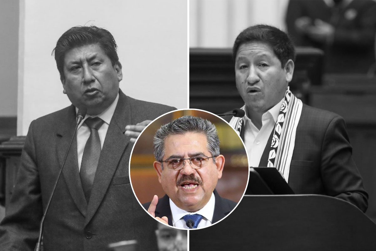 Perú Libre: Waldemar Cerrón y Guido Bellido votaron a favor de blindar a Manuel Merino, pese críticas de Vladimir Cerrón