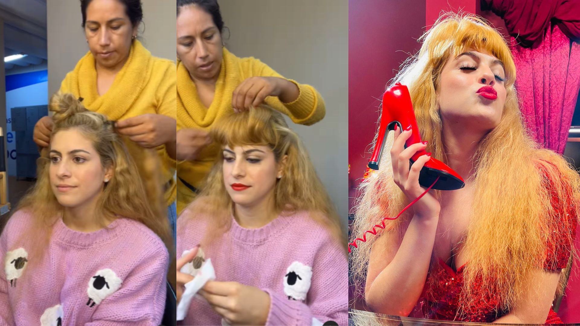 Así es la transformación de Alicia Mercado para convertirse en Susy Díaz