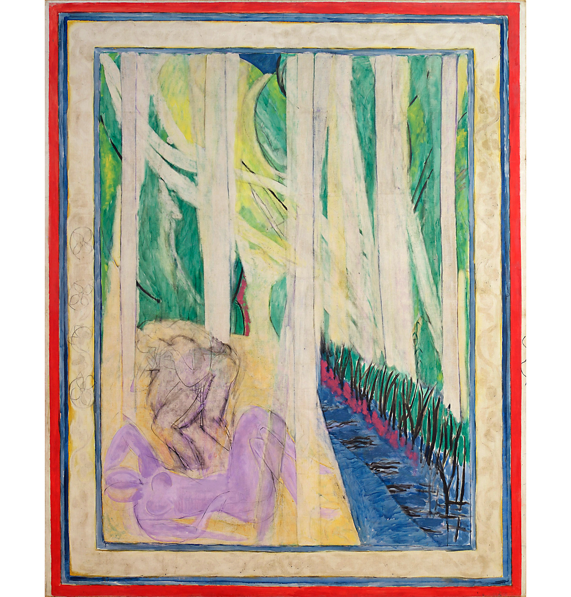 "Ninfa en el bosque (verdor)" de Henri Matisse. Óleo sobre lienzo (Donación de Madame Jean Matisse al Estado francés/Succession H. Matisse/Museo de Arte de Filadelfia)