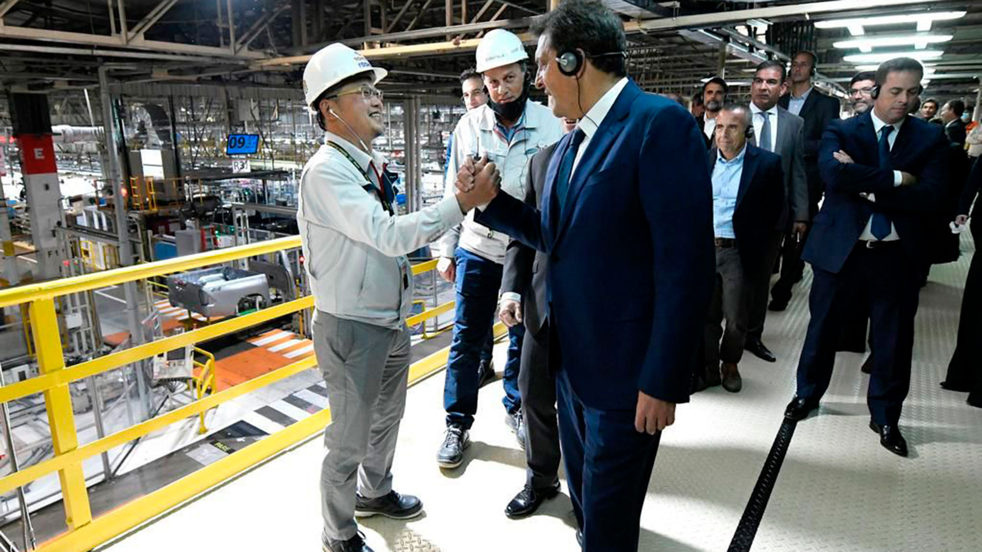 Massa estará este lunes en un acto en Toyota