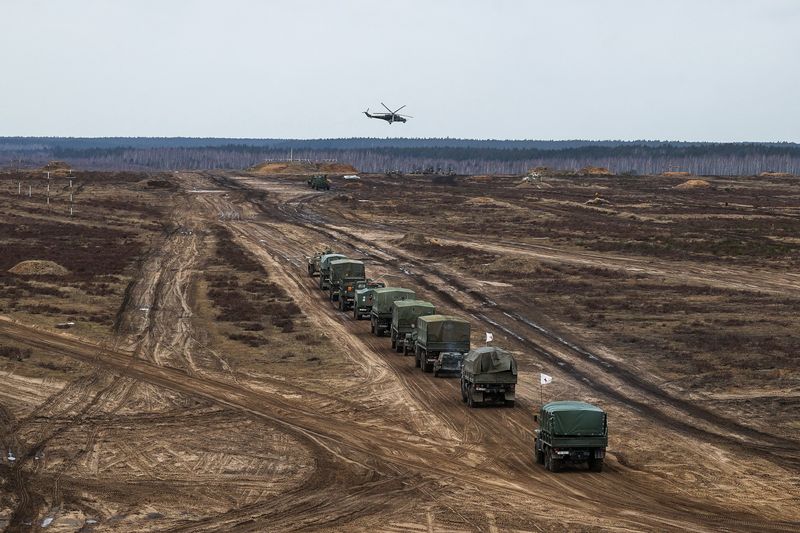 IMAGEN DE ARCHIVO. Ejercicios militares conjuntos de las Fuerzas Armadas de Rusia y Bielorrusia en la Región de Brest (Vadim Yakubyonok/REUTERS)