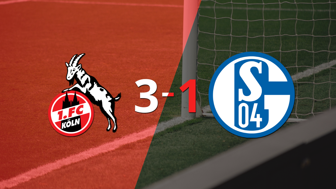 Gran victoria de Colonia sobre Schalke 04 por 3-1