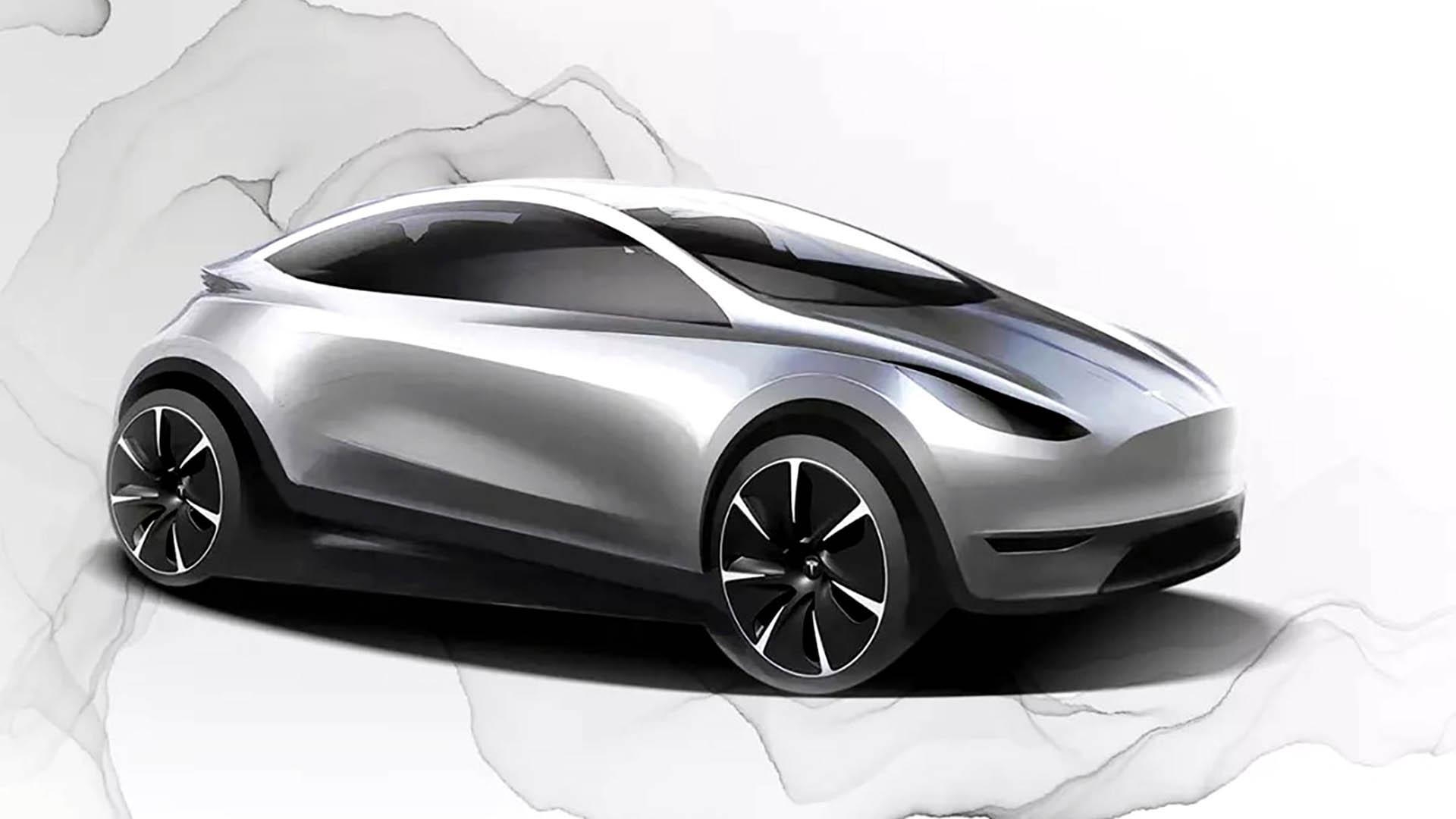 Los bocetos son siempre estimaciones externas, pero el Tesla Model 2 sería el auto más compacto de la línea