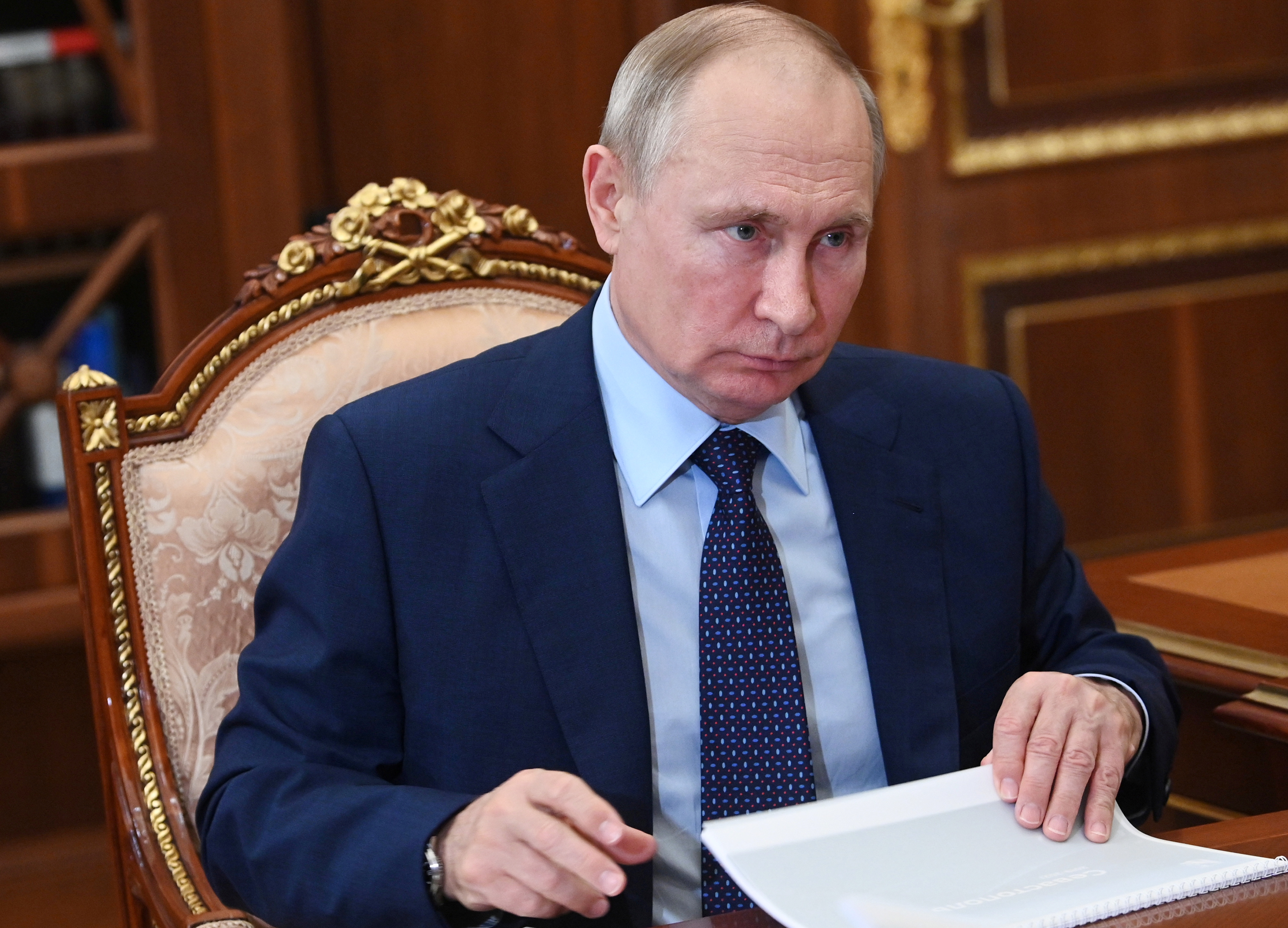 El Kremlin se pronunció a favor de la libertad de Alex Saab. En la foto, Vladimir Putin, presidente de Rusia (Sputnik/Alexei Nikolsky/Kremlin via REUTERS)