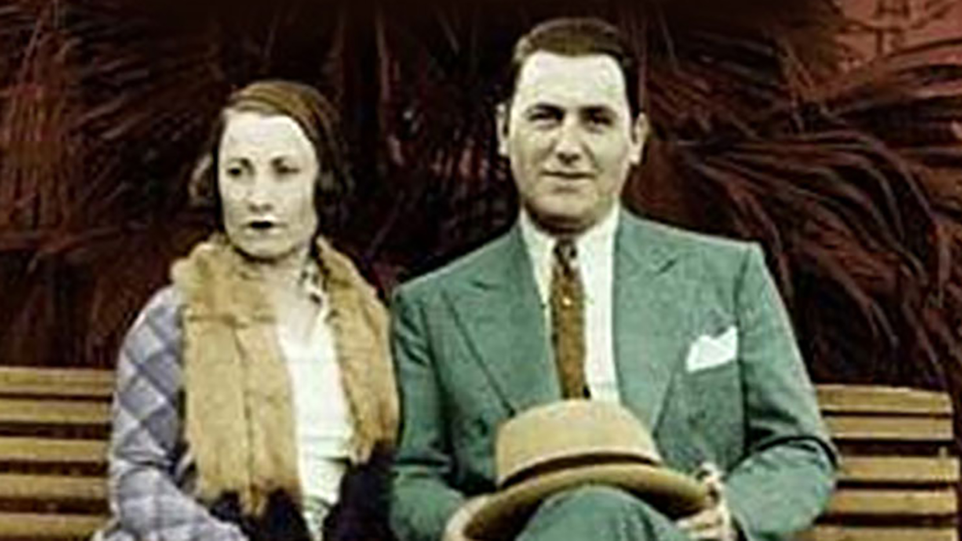 Perón junto a su primera esposa, María Aurelia Tizón. 