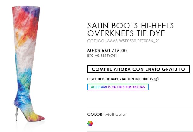 The eccentric boots that Belinda wore in "welcome to eden" (Catch Philipp Plein official page: plein.com)