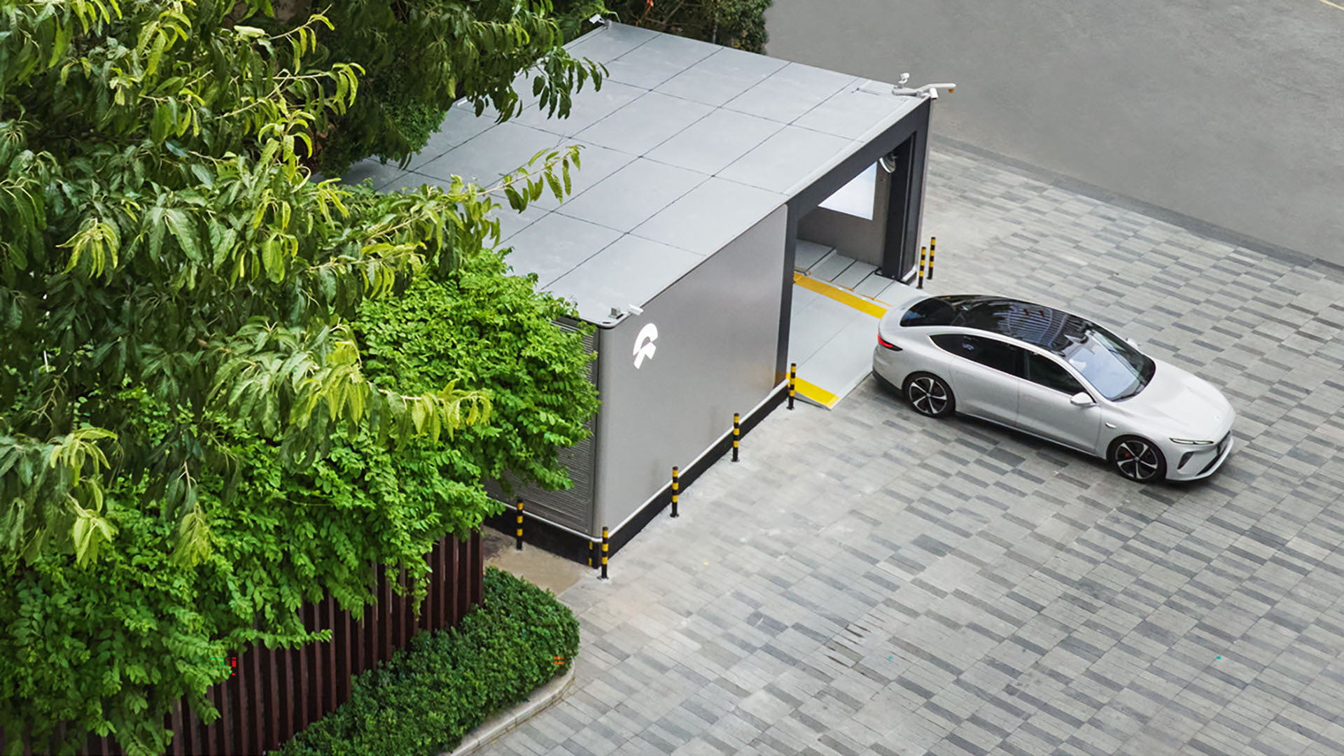 La NIO Battery Swap Station empiezan a llegar a Europa. En China hay más de 1.300 y se están por inaugurar otras 1.000 este año