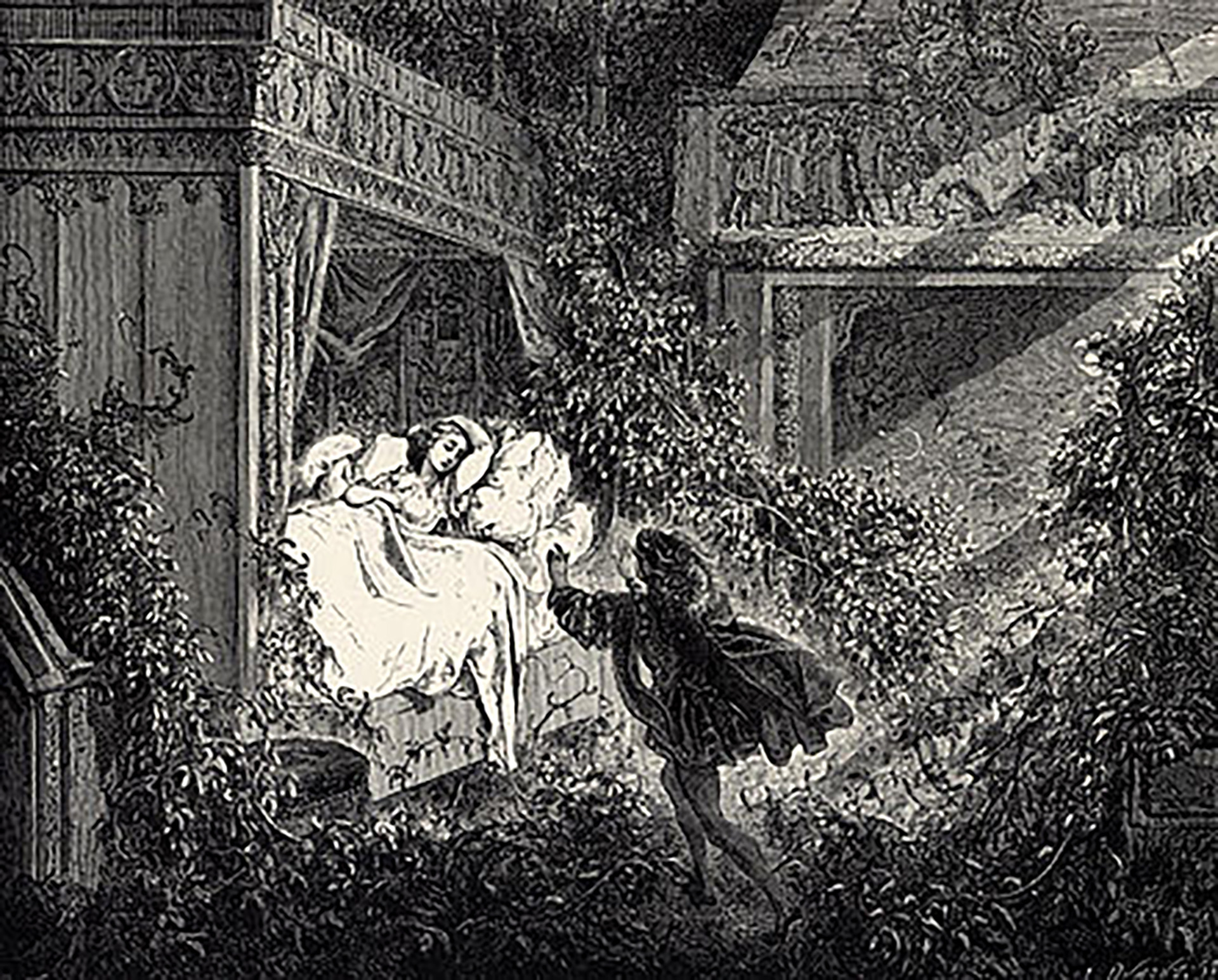 La bella durmiente, Gustave Doré, 1867