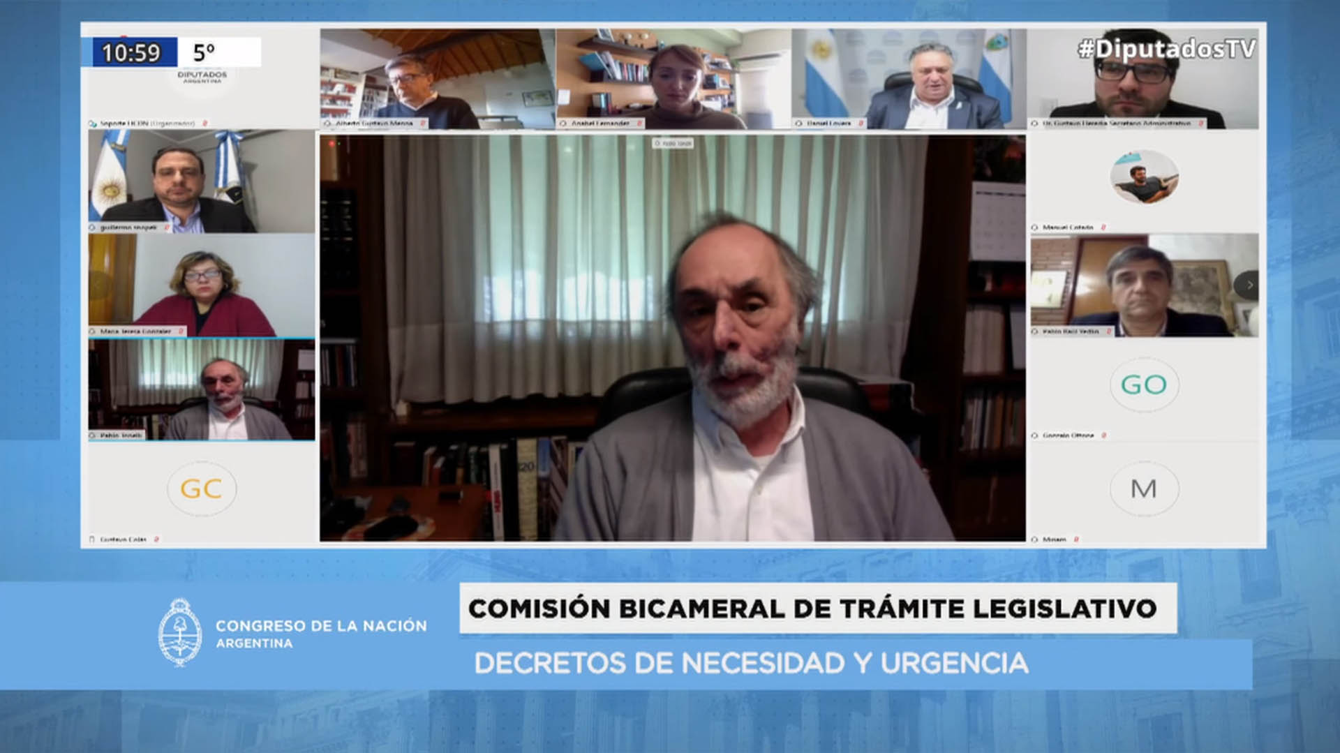 Pablo Tonelli, diputado del PRO, planteó la discusión reglamentaria