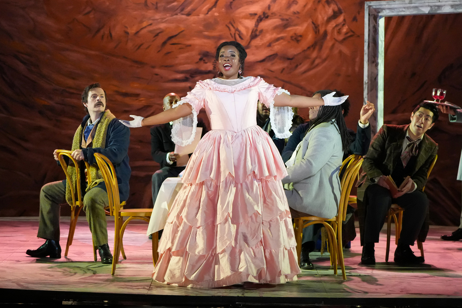 Melissa Joseph es una brillante Musetta en la producción de versión de la Ópera de  Filadelfia de "La Bohème" (Foto: Steven Pisano)
