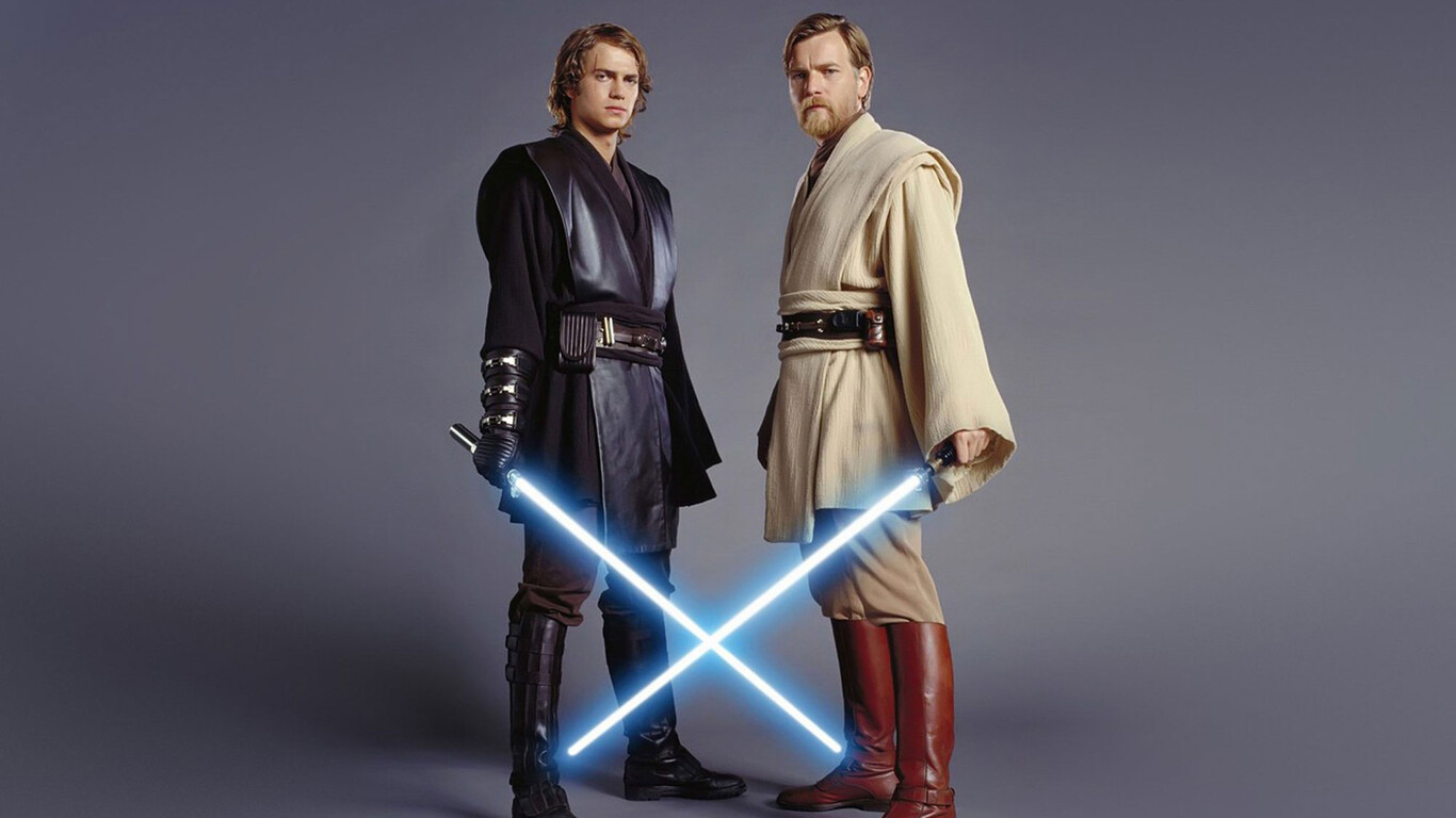 Ewan McGregor and Hayden Christensen in "Star Wars: Episode III".  (Lucasfilm)