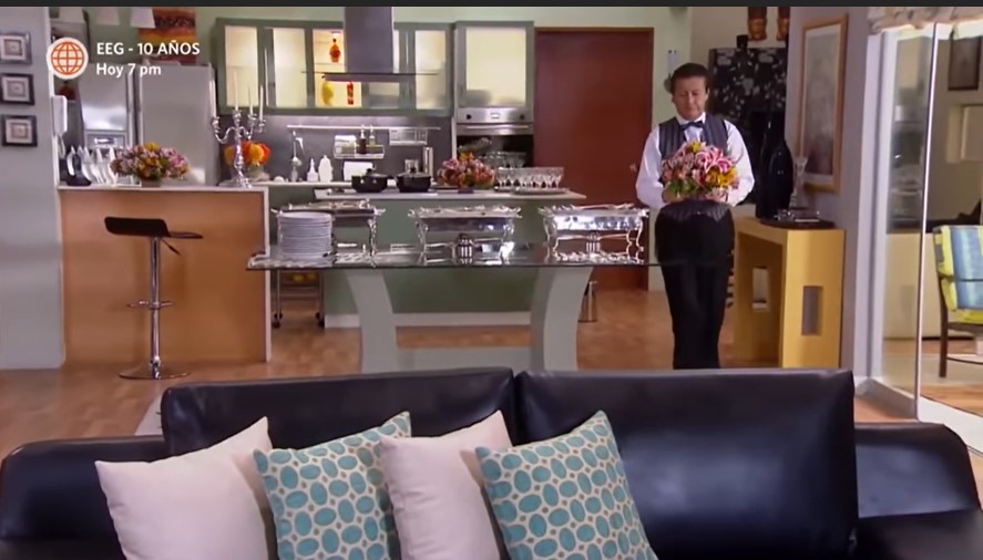 Cocina de los Maldini. (Foto: Captura)