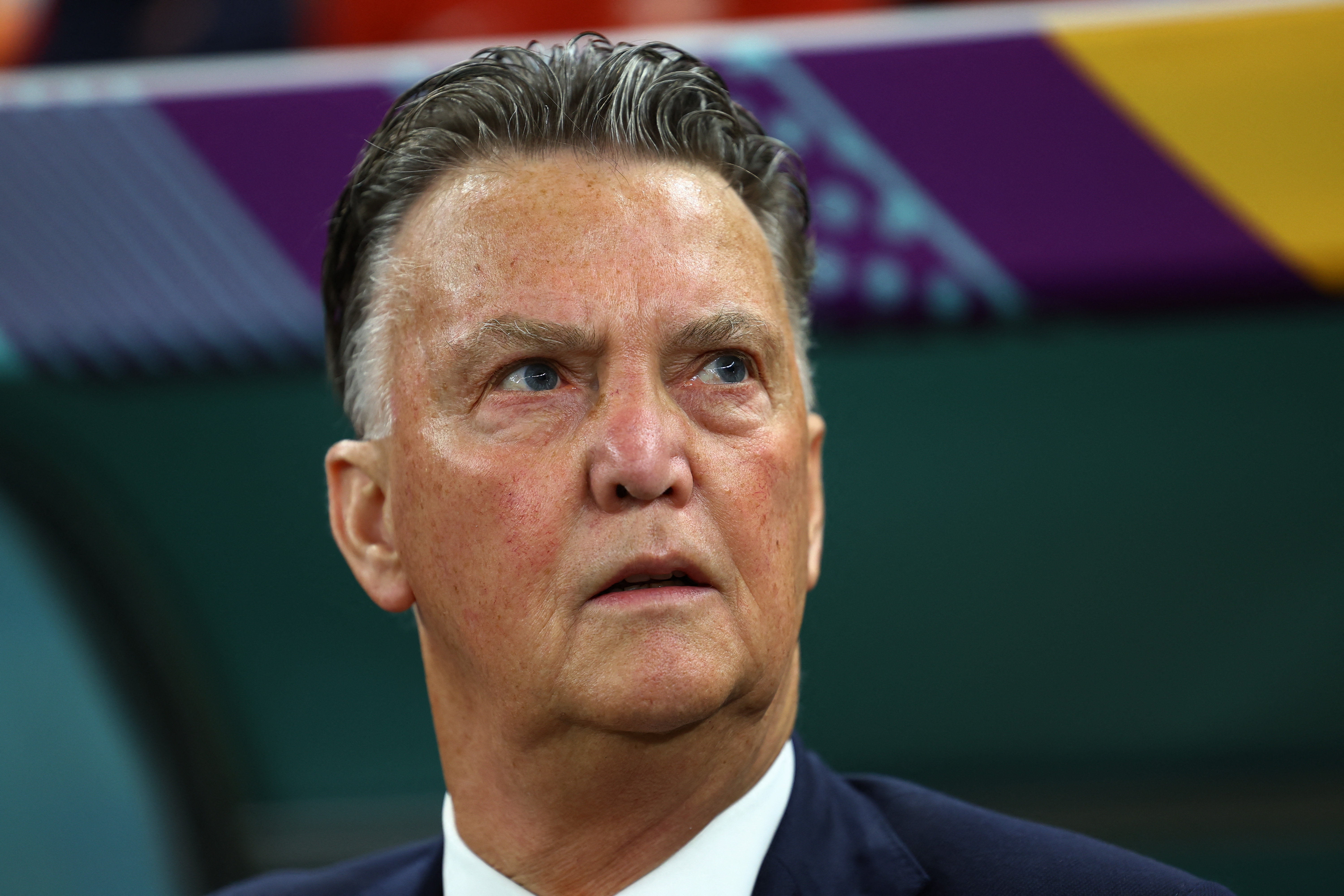 El entrenador neerlandés se despidió de su seleccionado nacional (REUTERS/Kai Pfaffenbach)