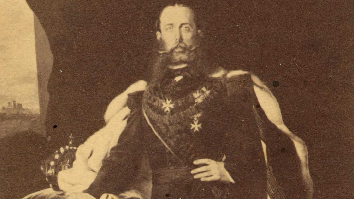 El emperador llegó a México el 28 de mayo de 1864. Foto: Mediateca/INAH