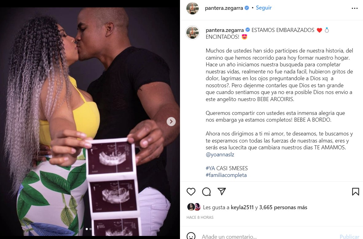 David Zegarra anuncia que se convertirá en padre nuevamente. (Instagram)
