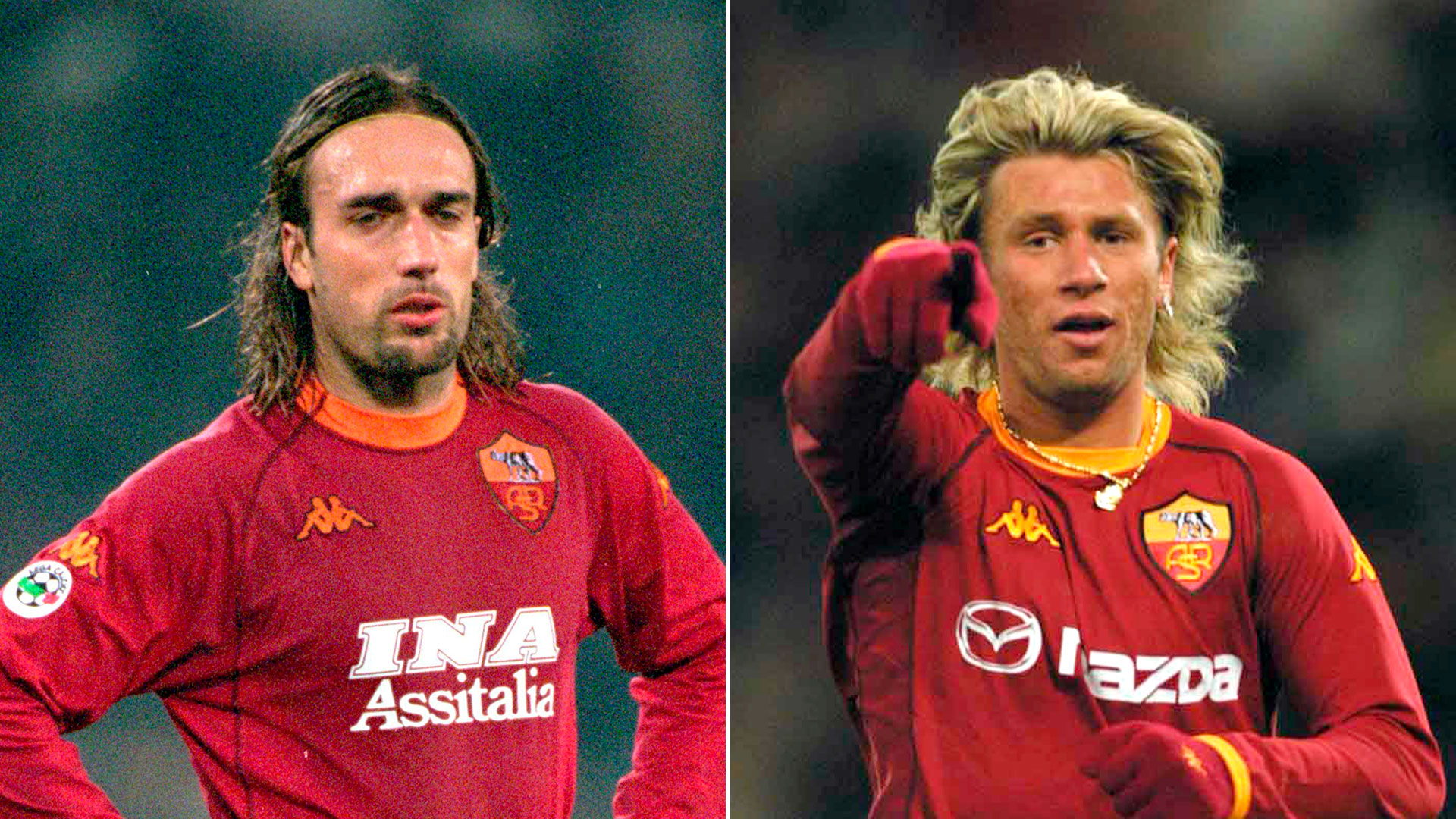 Gabriel Batistuta y Antonio Cassano, de compañeros y estrellas en la Roma, a "enemigos públicos" en la actualidad