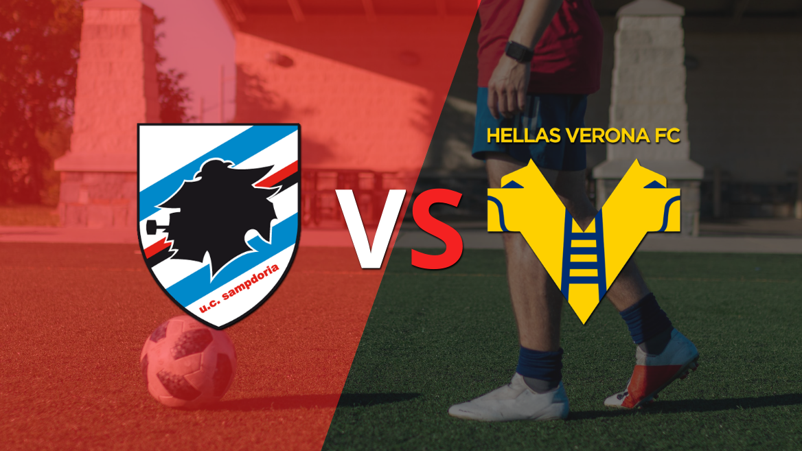 Sampdoria goleó a Hellas Verona por 3 a 1