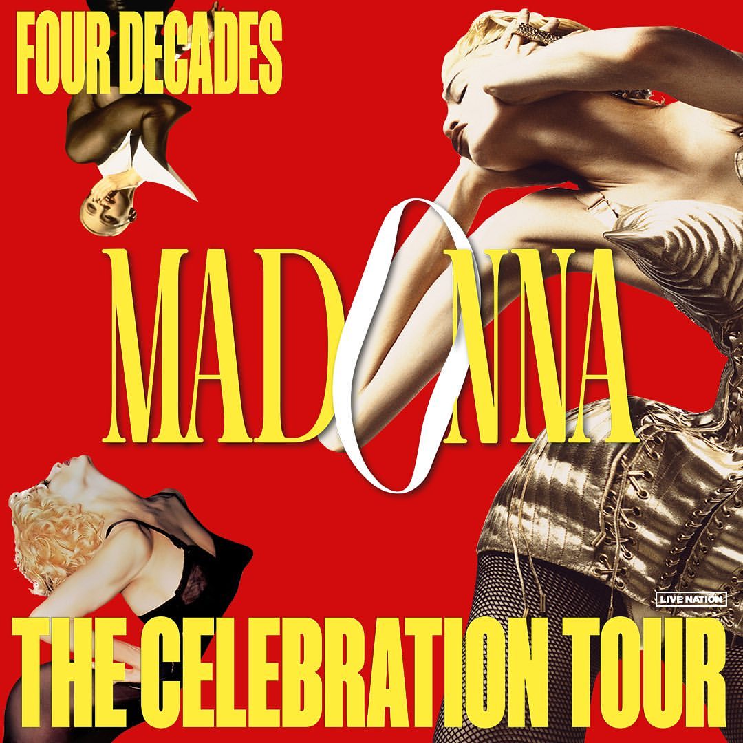En sus redes sociales, Madonna anunció una nueva gira para celebrar 40 años de éxitos