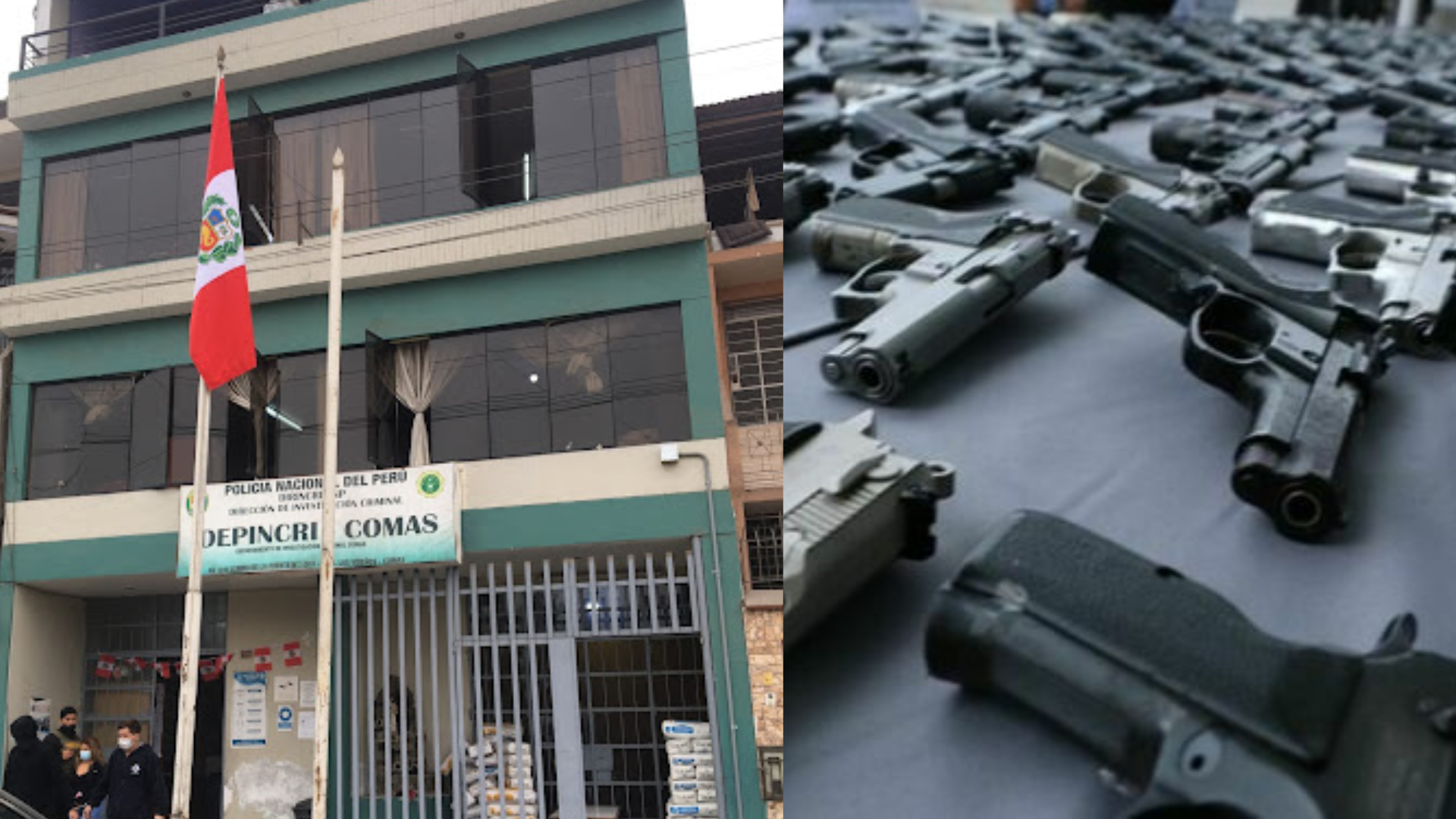 Comas: desaparecen más de 20 armas de fuego de la Depincri