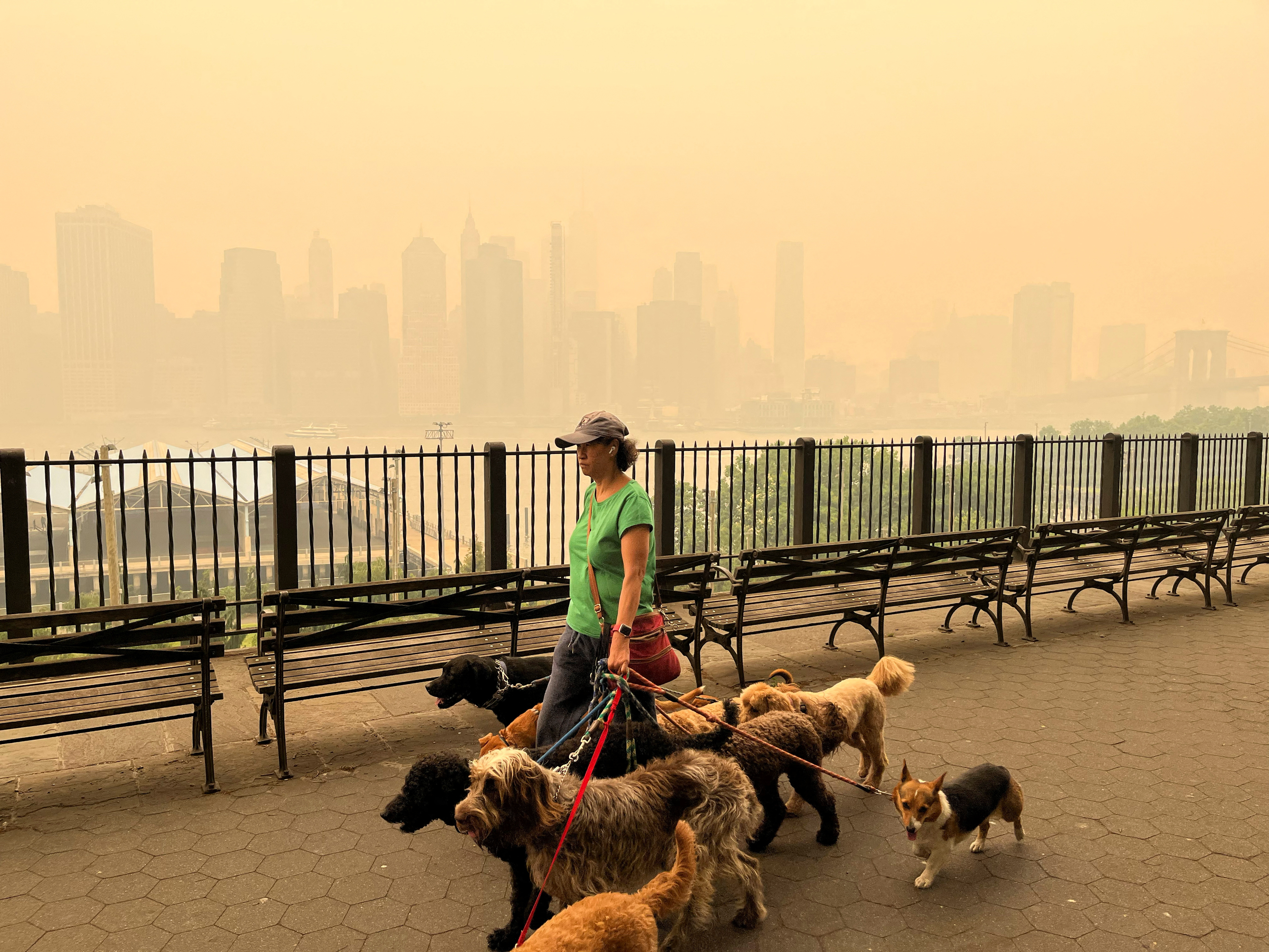 La vista desde el puente Brooklyn en Nueva York (Reuters)