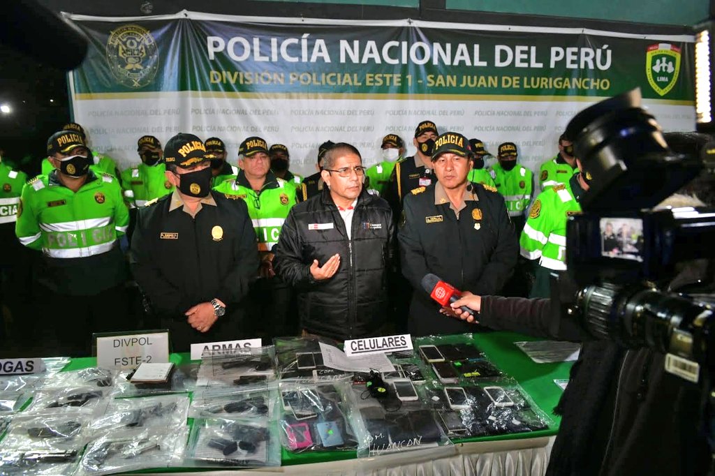 Resultados de operativos policiales en Lima y Callao.